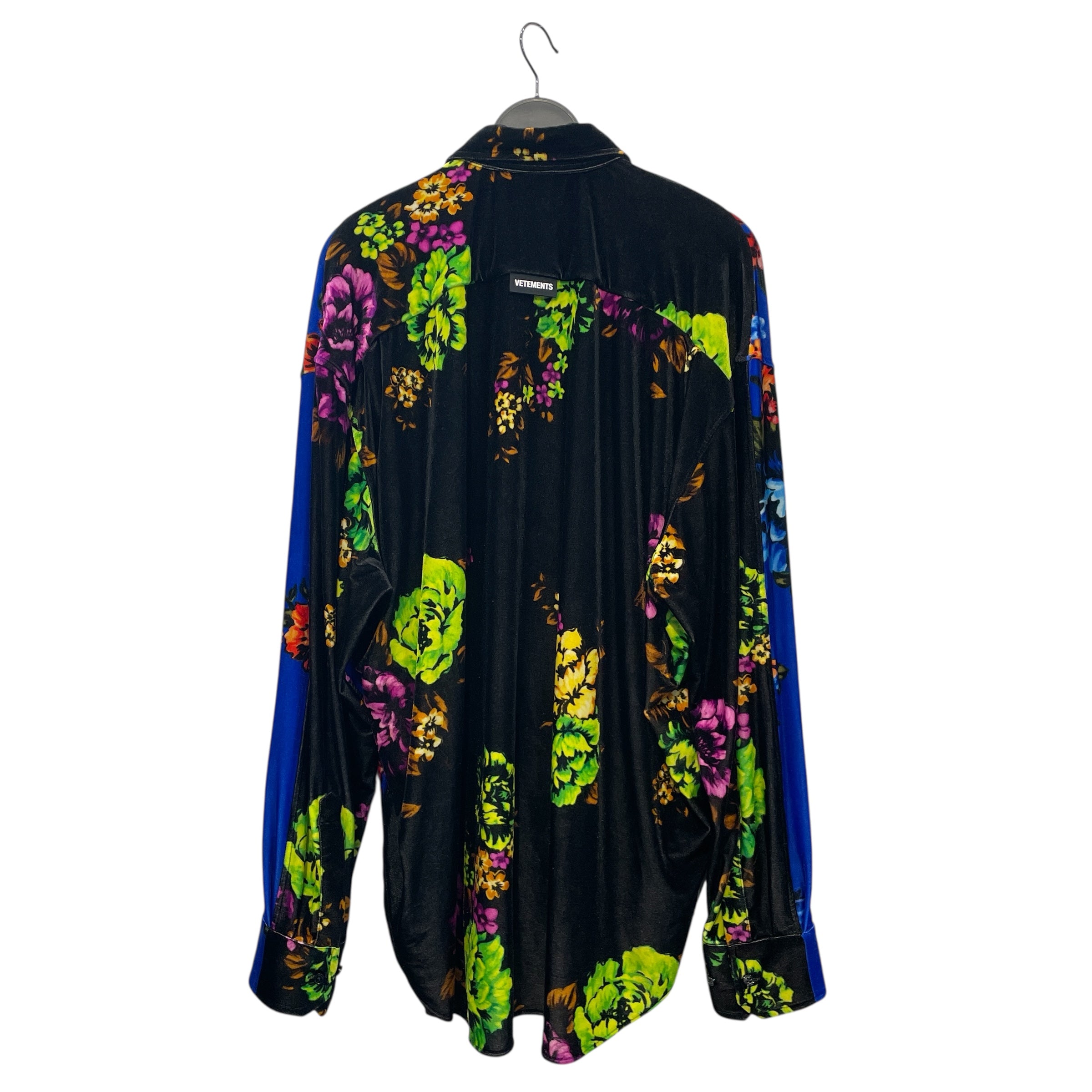 VETEMENTS/LS Shirt/XL/Velour/MLT/Floral Pattern/ view 2