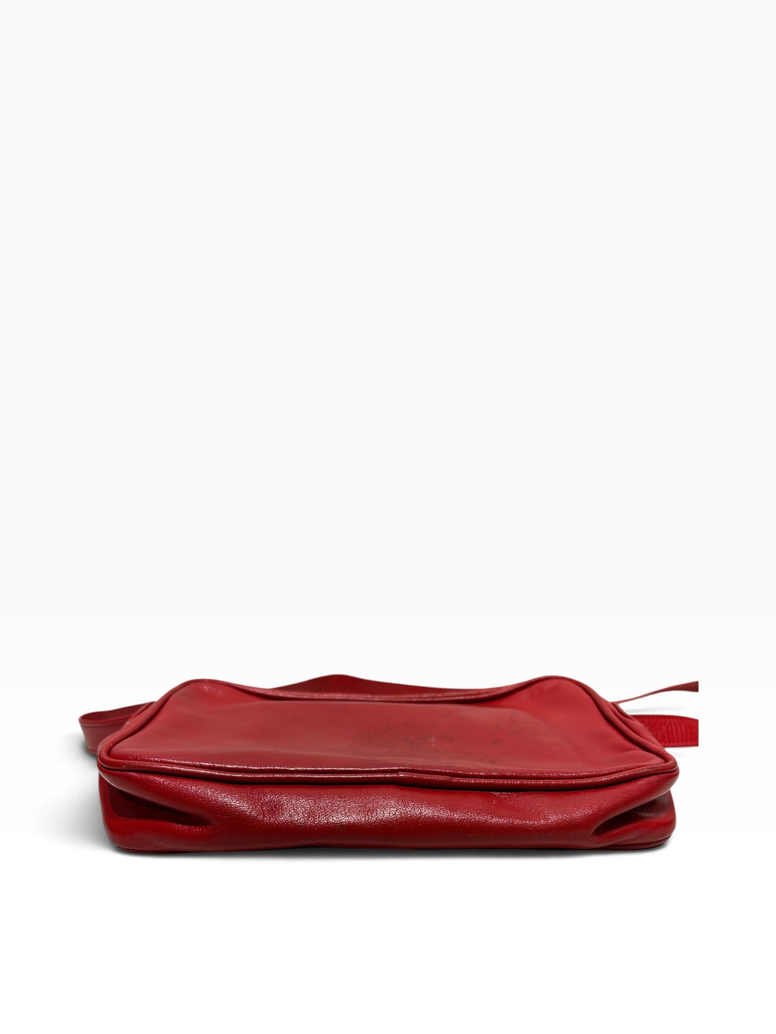 CELINE/Cross Body Bag/Leather/VINTAGE DOUBLE FLAP view 3