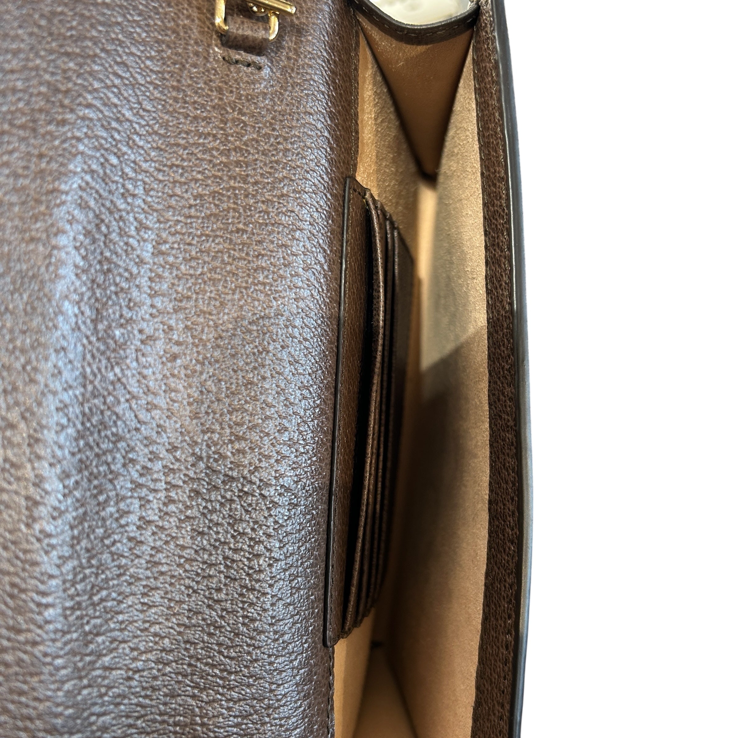 GUCCI/Bag/OS/Monogram/Leather/KHK/GG Supreme Strawberry Seed view 4