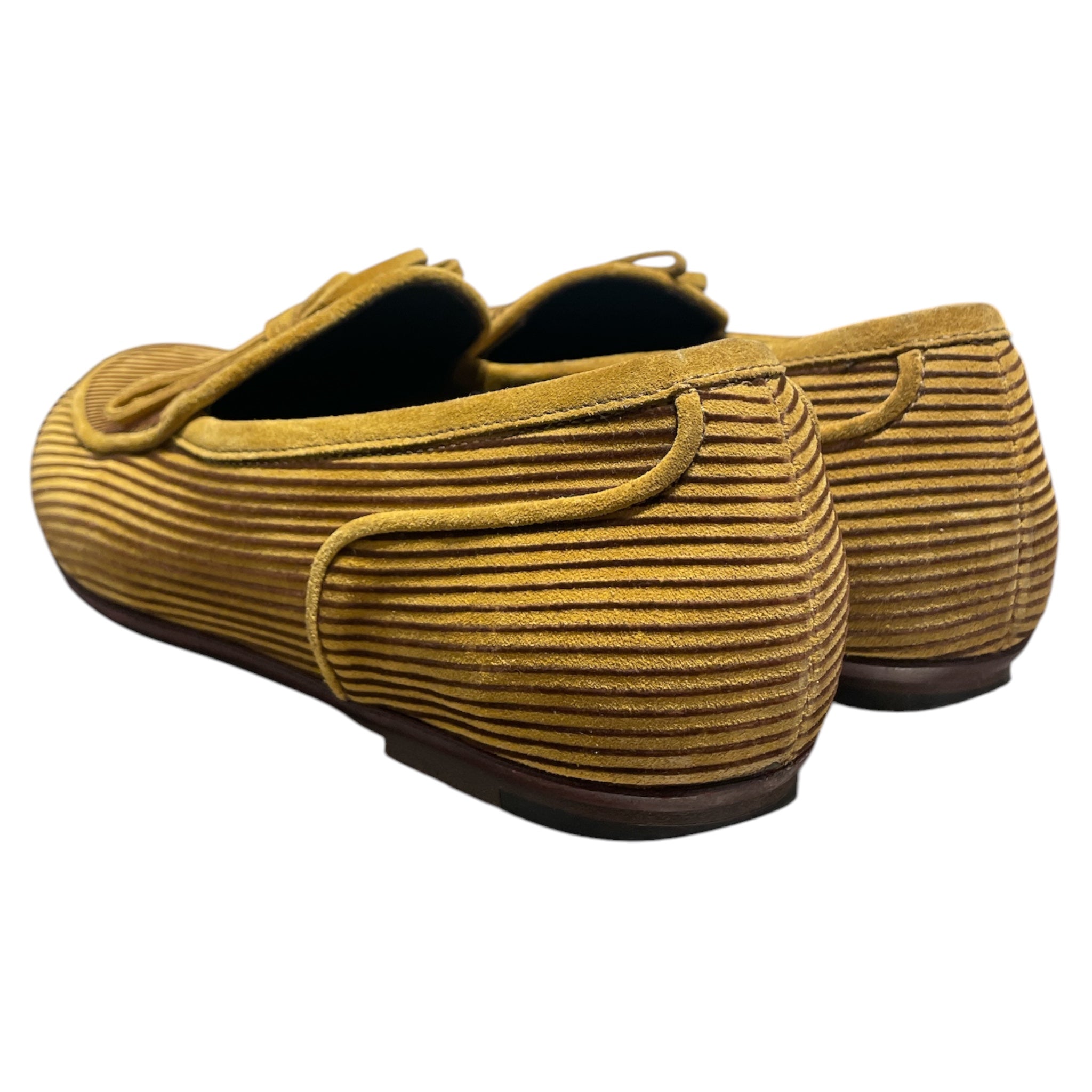BOTTEGA VENETA/Loafers/EU 40/Stripe/GLD/YELLOW STRIPE LOAFERS view 2
