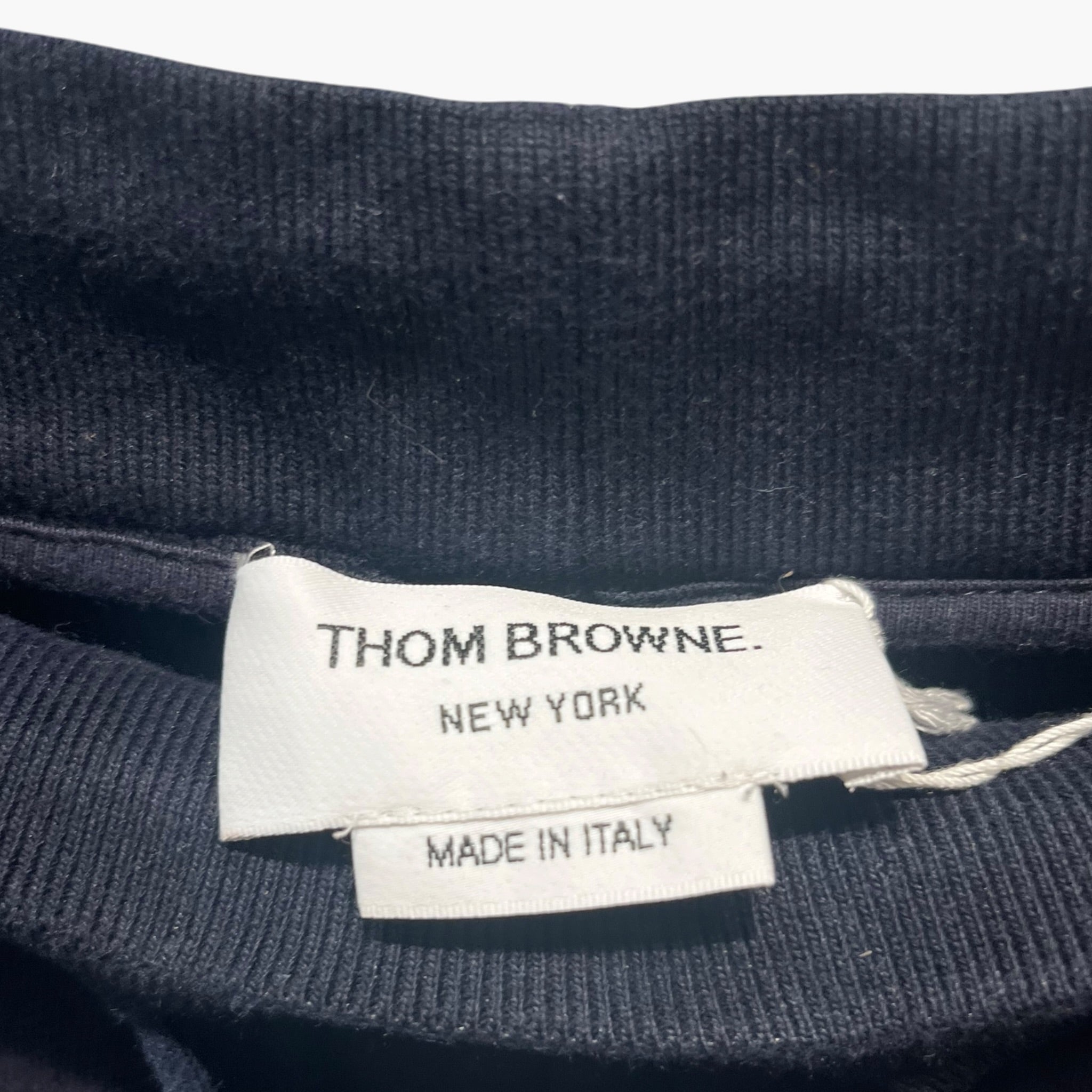 THOM BROWNE. NEW YORK/Bottoms/40/Cotton/NVY/FJQ024A-03377415 view 3