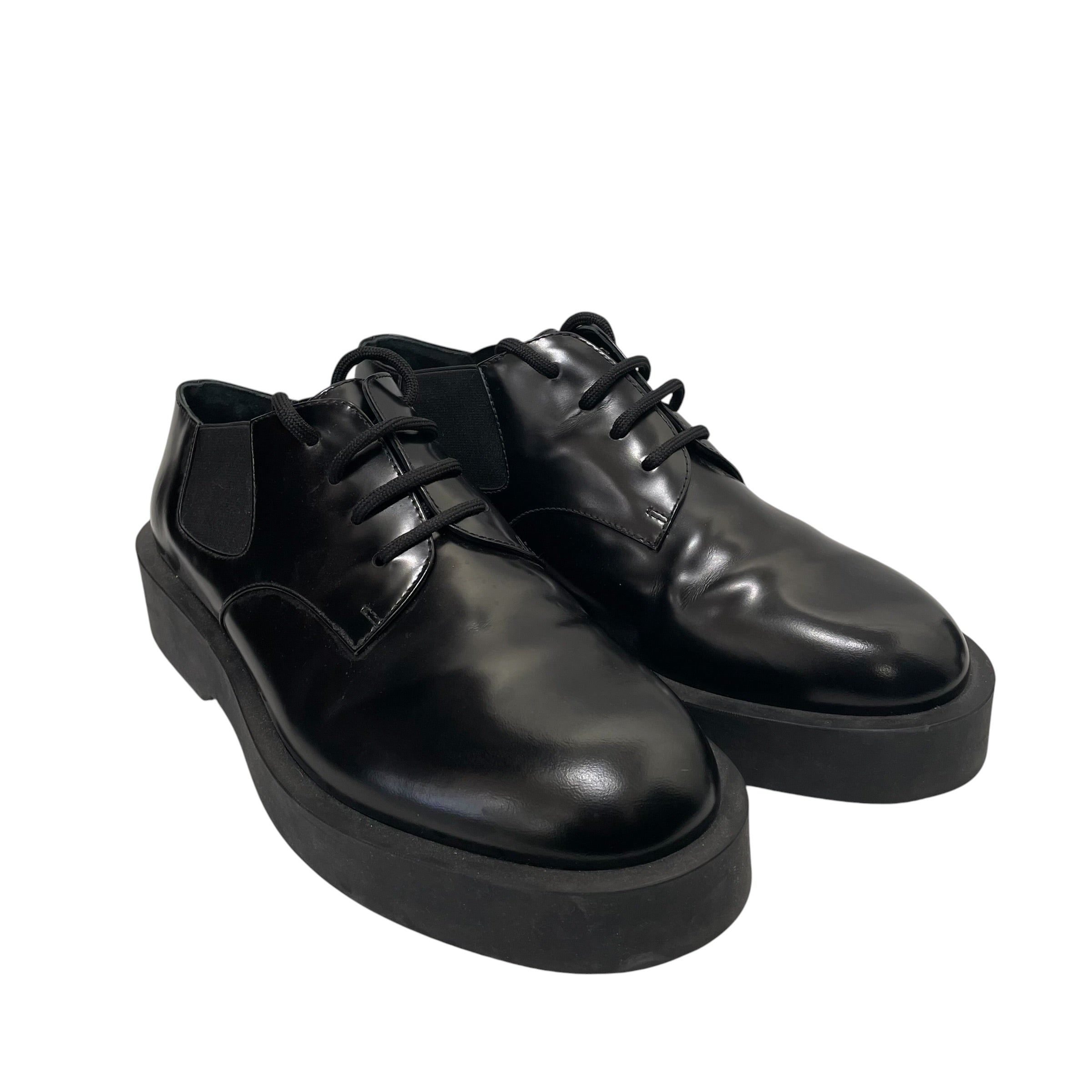 JIL SANDER/Loafers/EU 40/BLK/polished derbys view 1