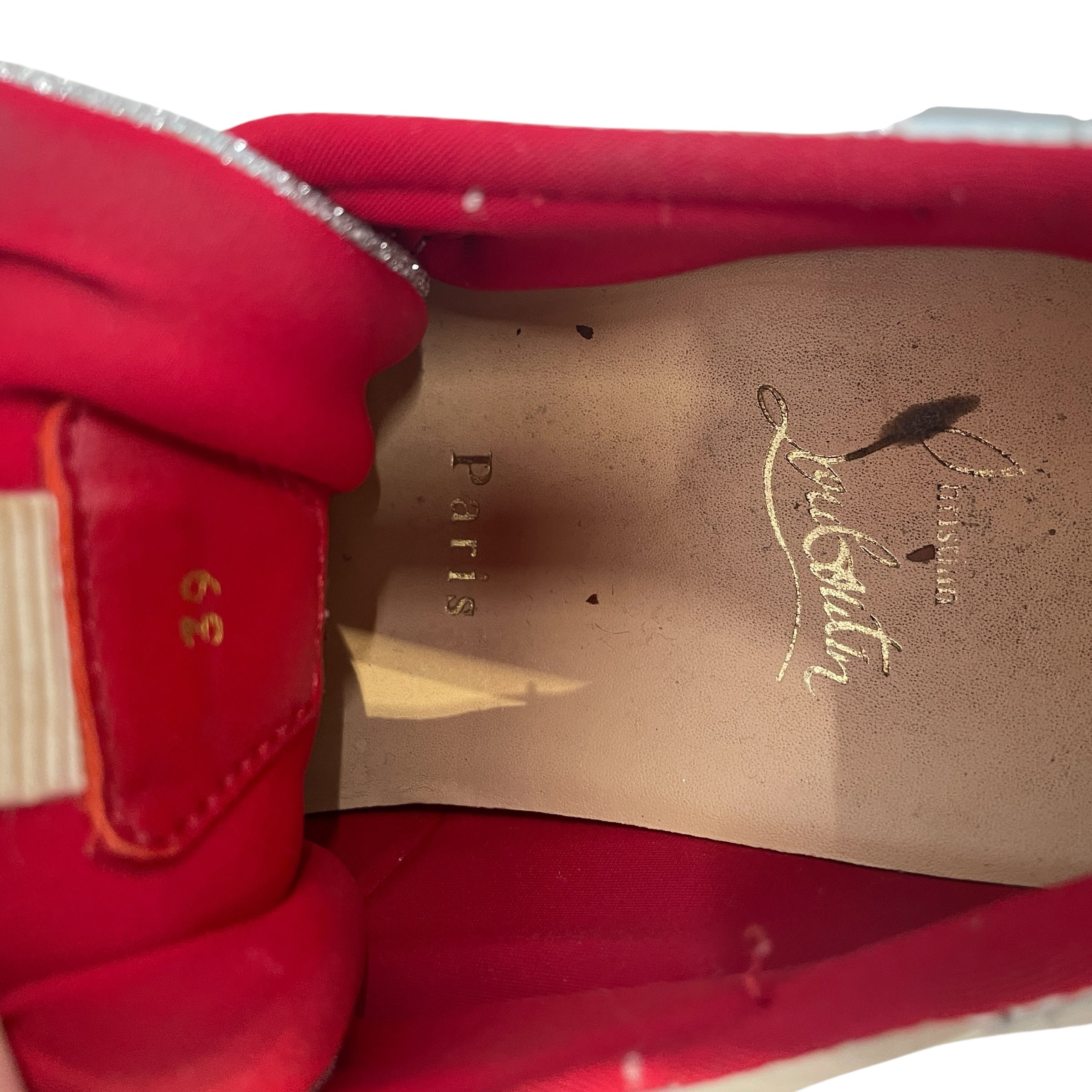Christian Louboutin/Low-Sneakers/US 7.5/WHT/ view 4
