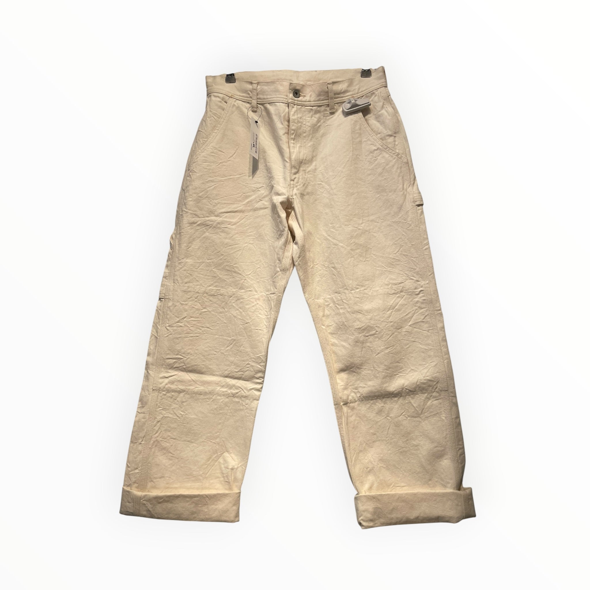 snow peak/Carpenter Pants/M/Cotton/WHT/Button Fly/ view 1