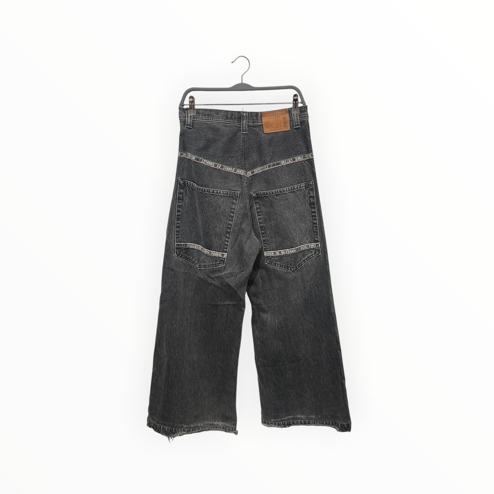 doublet/Pants/S/Cotton/BLK/selvedge outside view 2