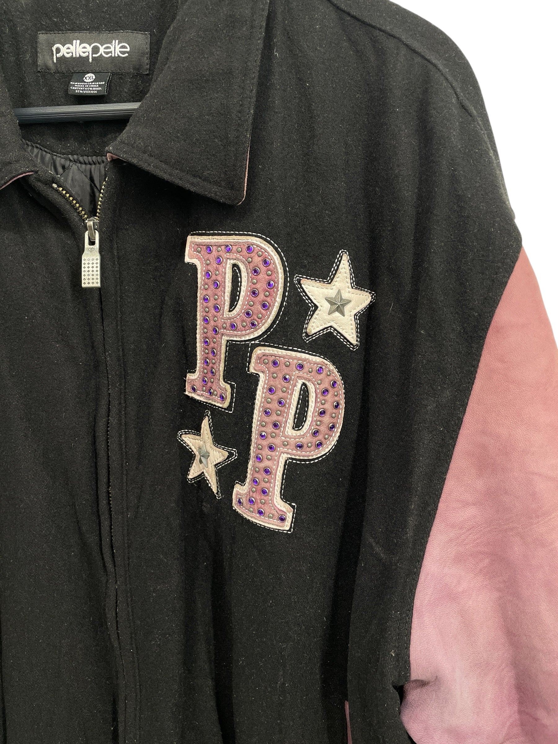 Pelle Pelle/Souvenir Jkt/XXL/Leather/PPL/All Over Print/VINTAGE\VARSITY\RHINESTONE view 2