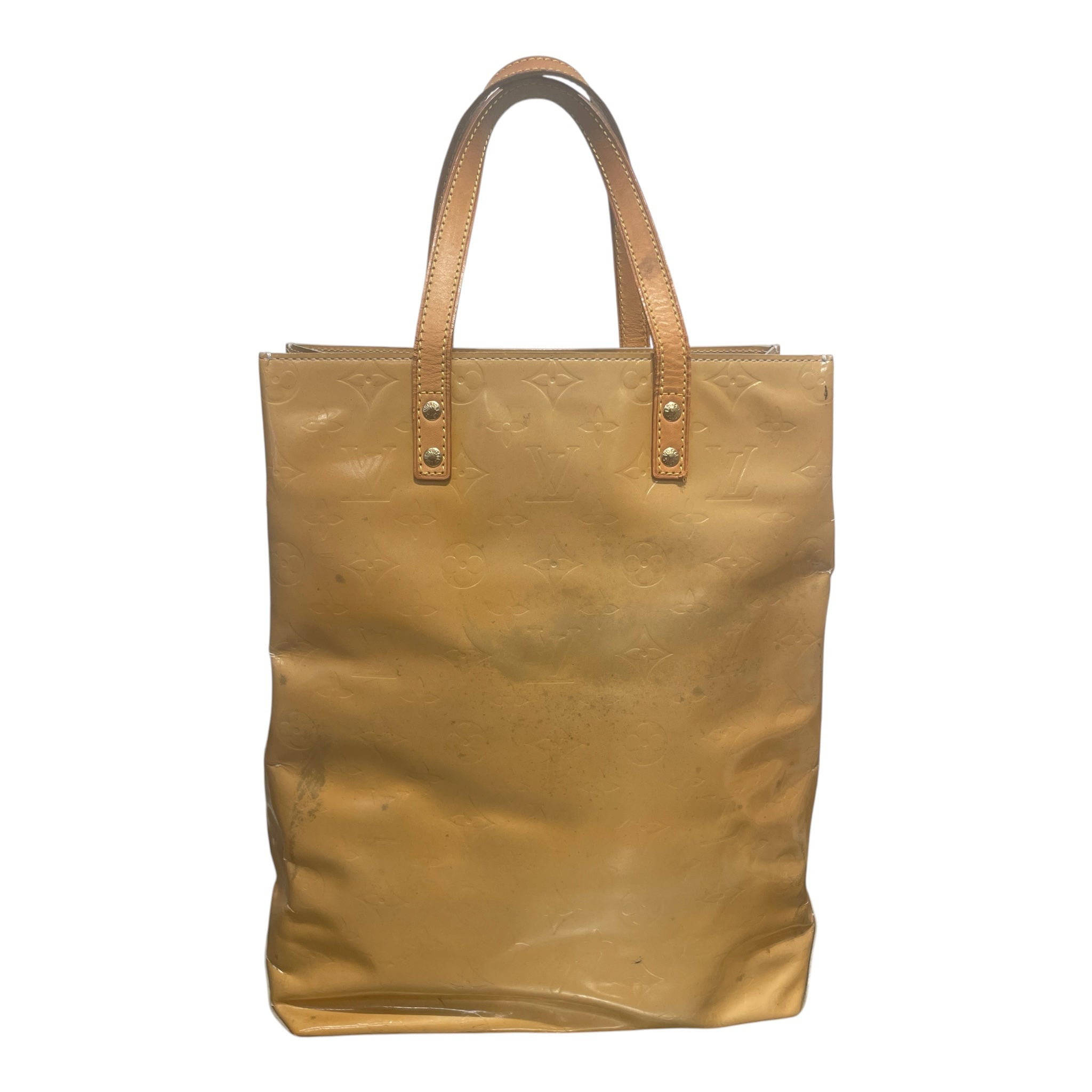 LOUIS VUITTON/Hand Bag/OS/Monogram/Leather/GLD/VERNIS READE MM view 2