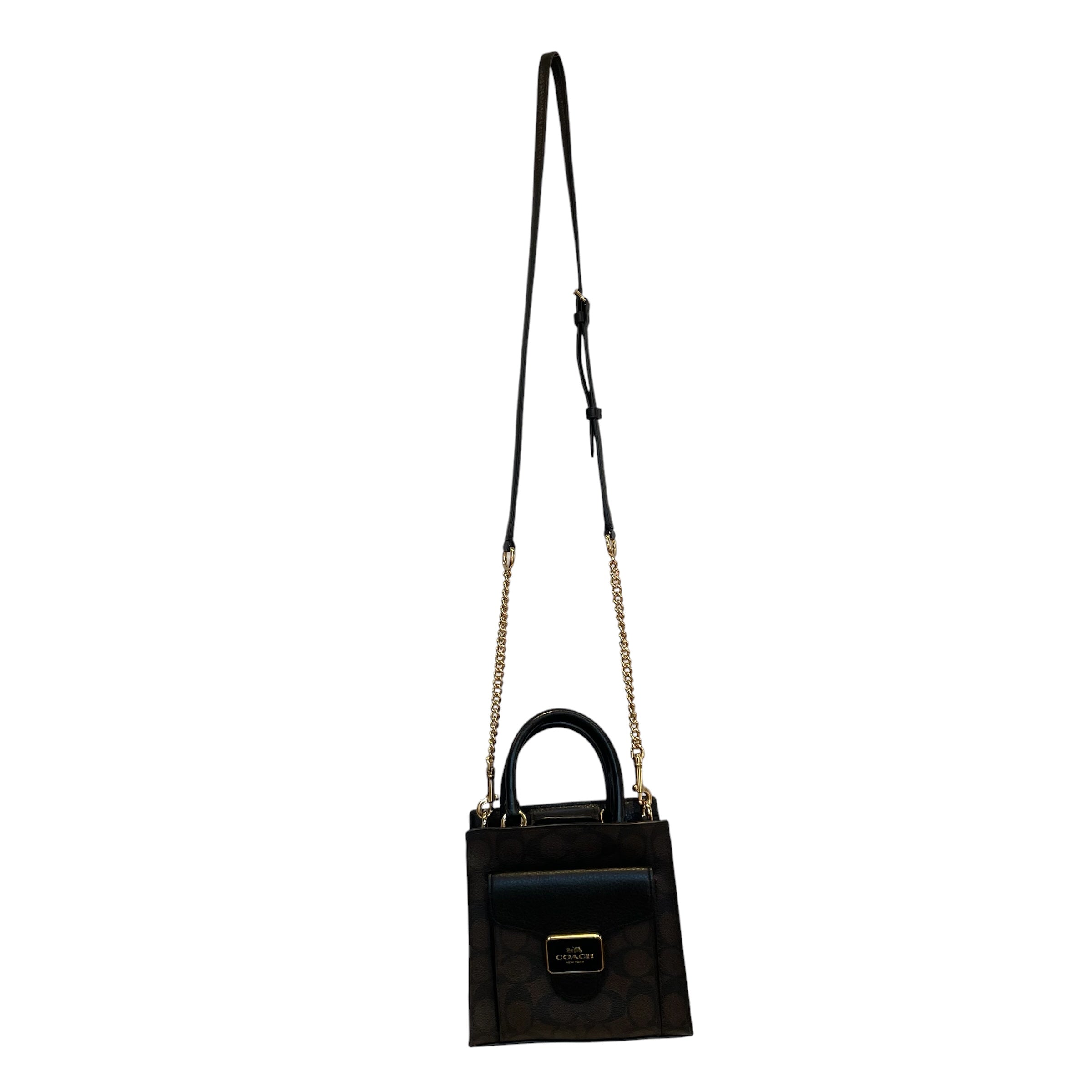 COACH/Cross Body Bag/Leather/BRW/gld chain/na2279-c7228/bor in view 1