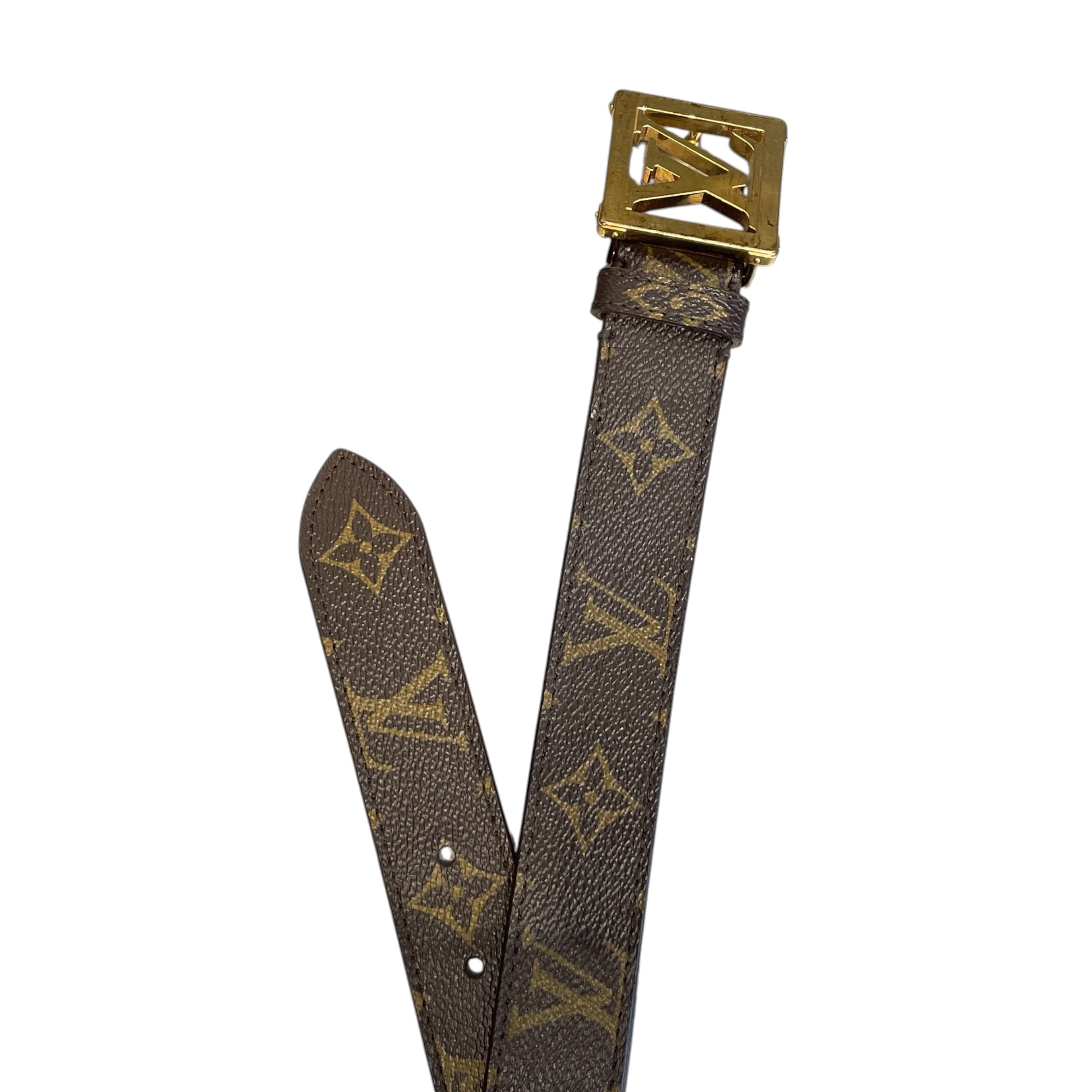 LOUIS VUITTON/Belt/Monogram/Leather/CML/L's/LV FRAME BELT view 2