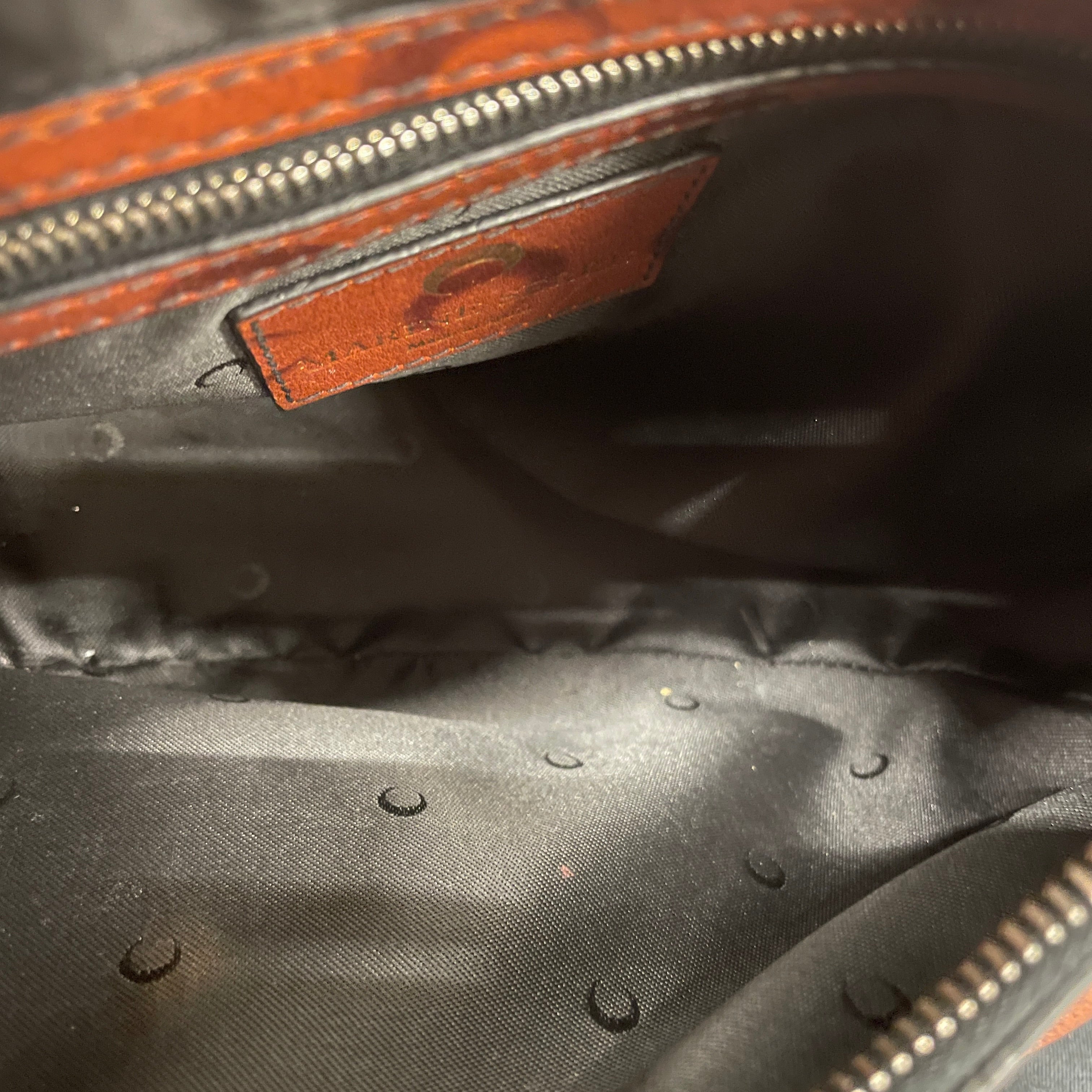 MARINE SERRE/Hand Bag/All Over Print/Leather/BRW/ view 4