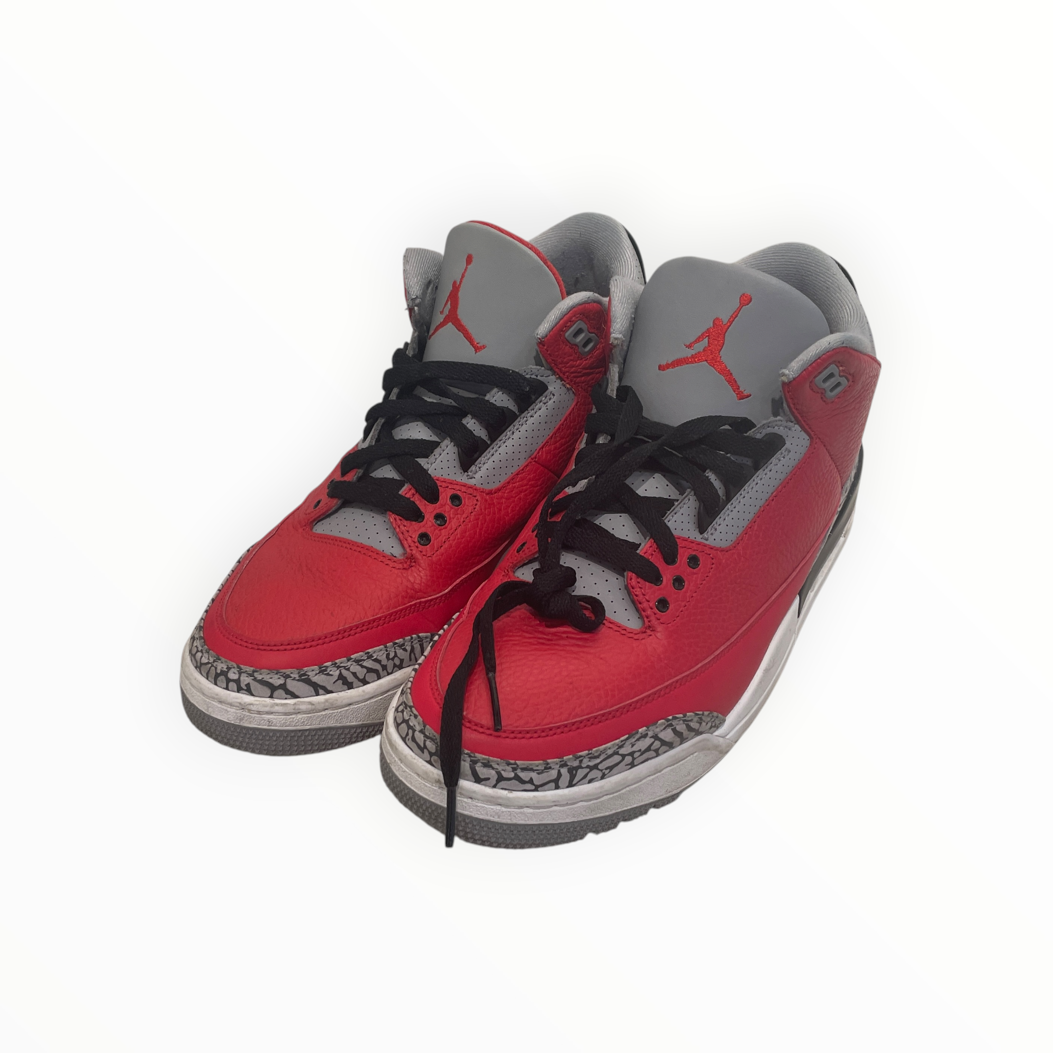 NIKE/Hi-Sneakers/US 12/Leather/RED/JORDAN 3 UNITE view 1