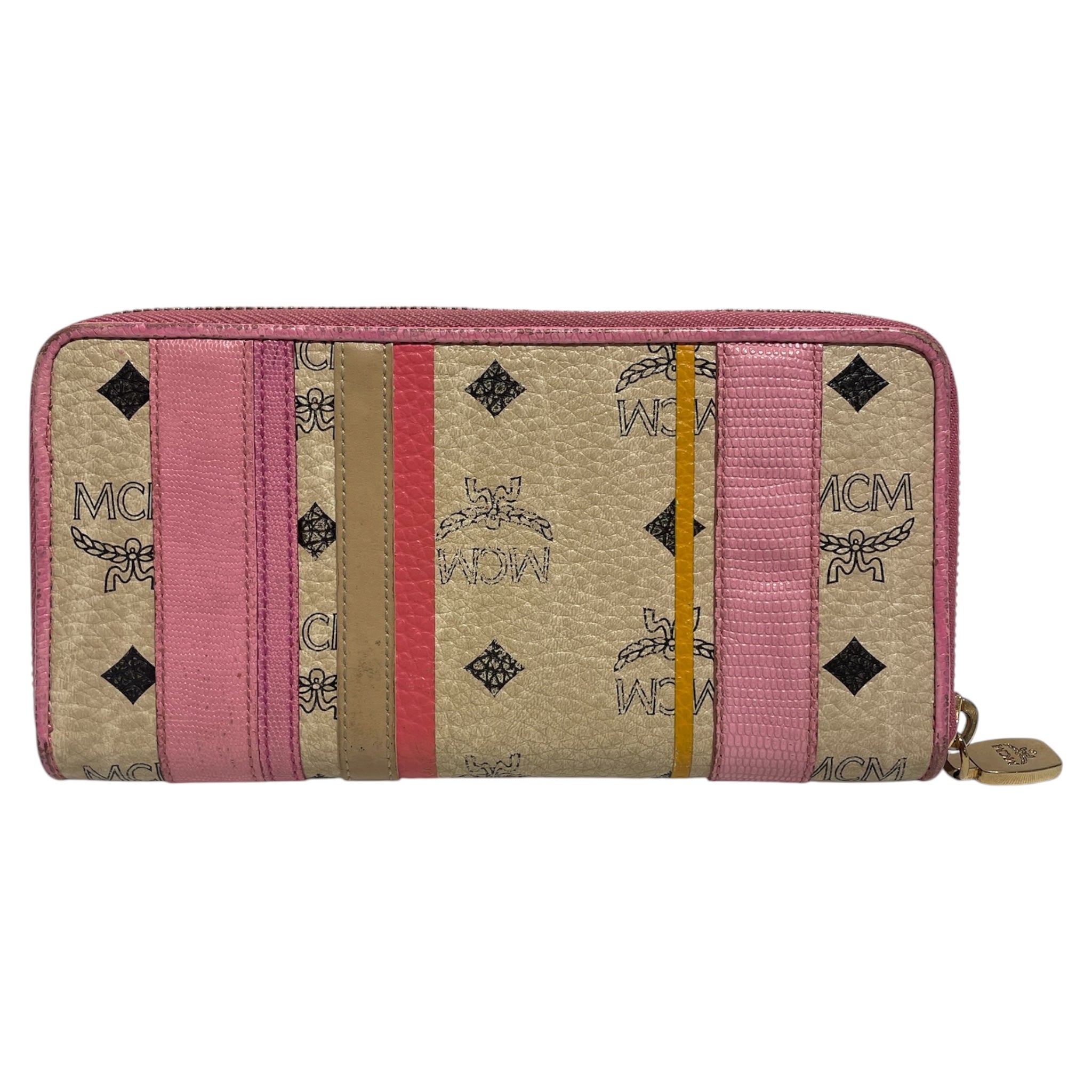 MCM/Long Wallet/Monogram/PNK/PINK ICONIC MONOGRAM LONG view 2