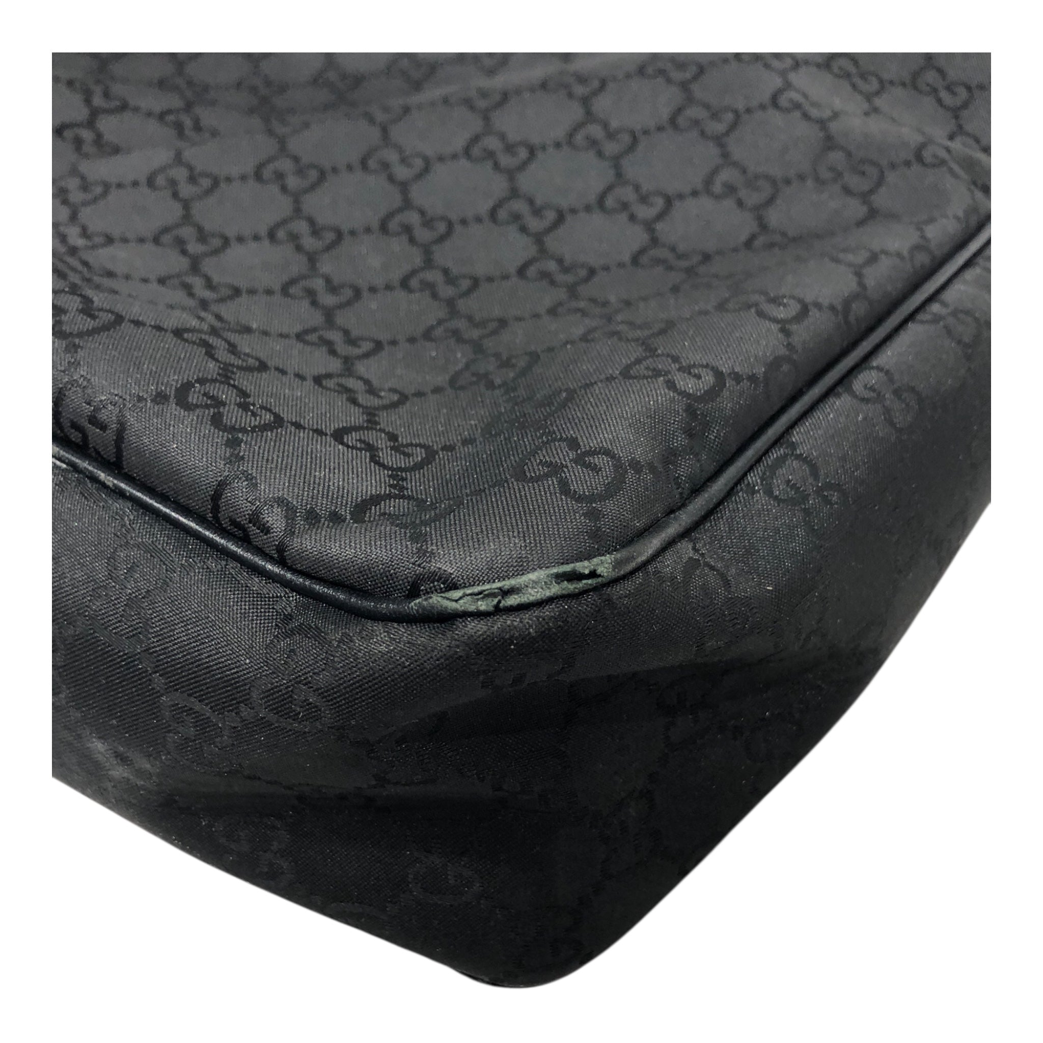 GUCCI/Hand Bag/Monogram/Nylon/BLK/GG SHOULDER BAG view 6
