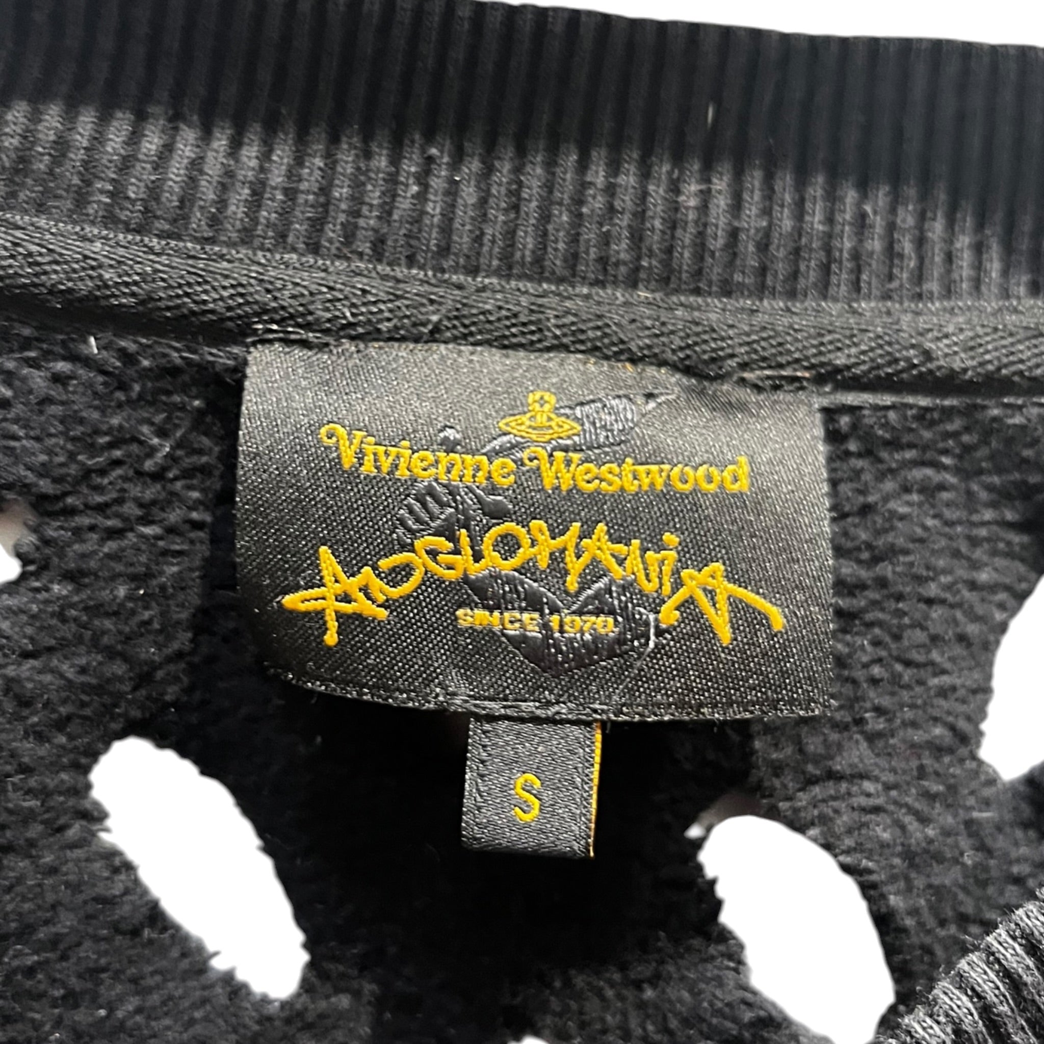 Vivienne Westwood/Sweatshirt/S/Cotton/BLK/WE ARE NOT DISPOSABLE view 3