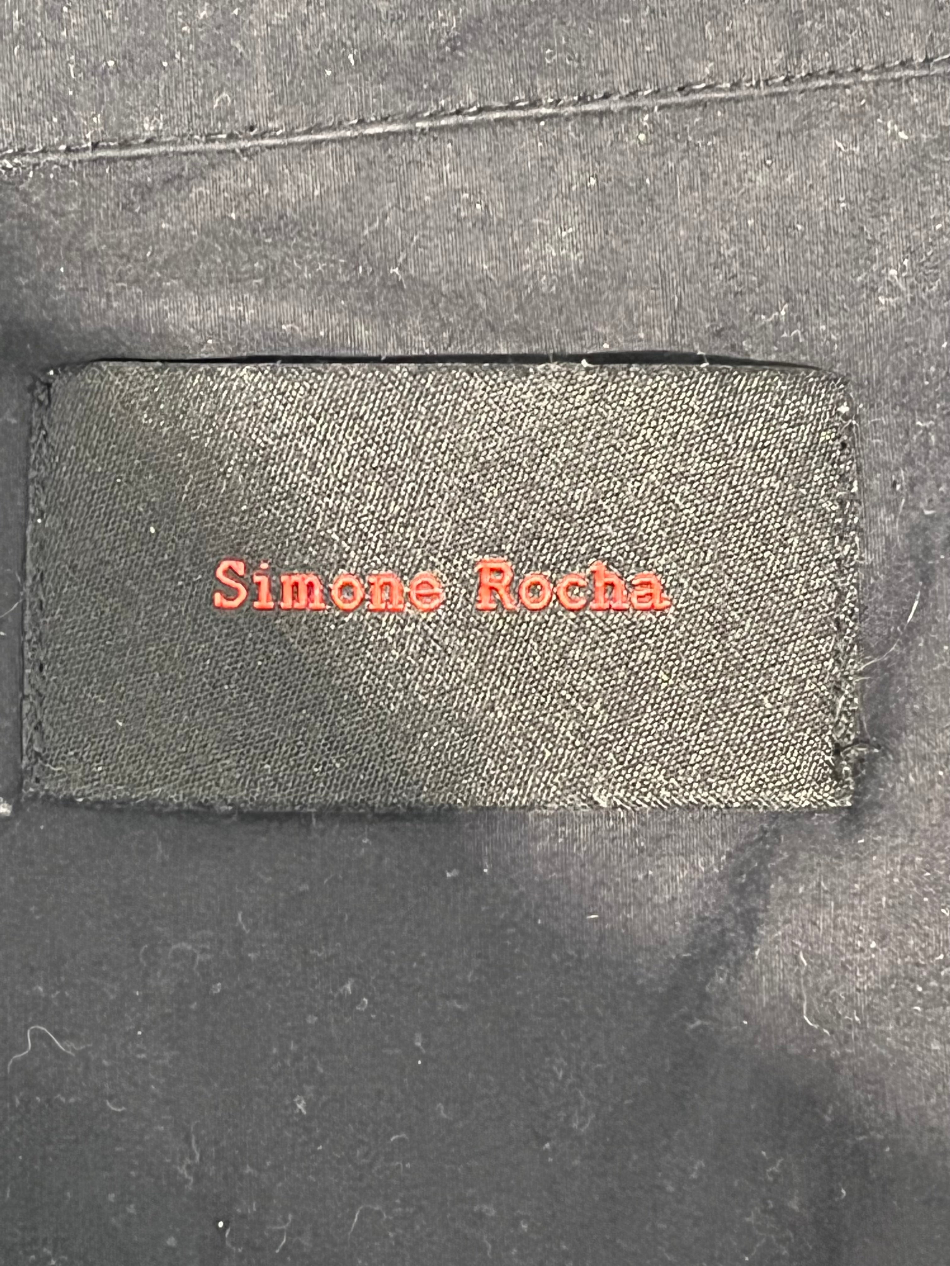 SIMONE ROCHA/LS Shirt/S/Cotton/BLK/CORSET LACE LS SHIRT view 3
