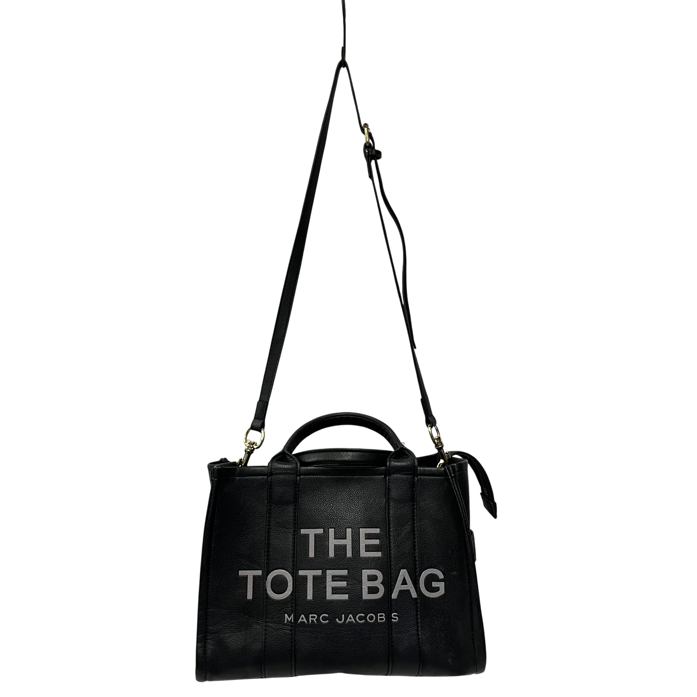 MARC JACOBS/Hand Bag/Leather/BLK/leather the tote bag medium view 1