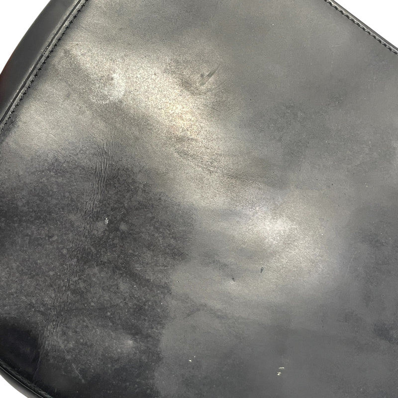 GUCCI/Cross Body Bag/M/Leather/BLK/Polished Leather Bag