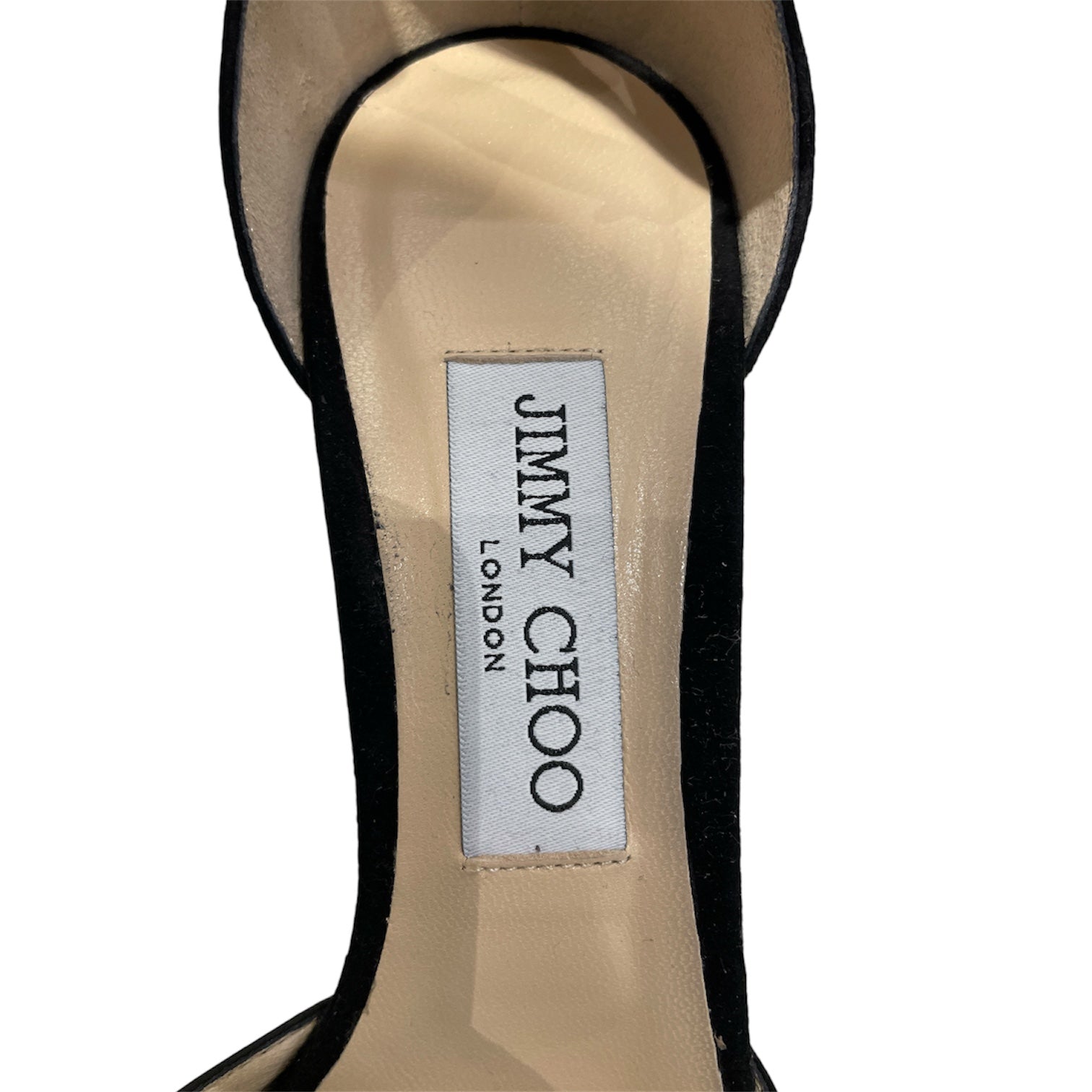 JIMMY CHOO/Heels/EU 38.5/Suede/BLK/ANNIE 85 view 3