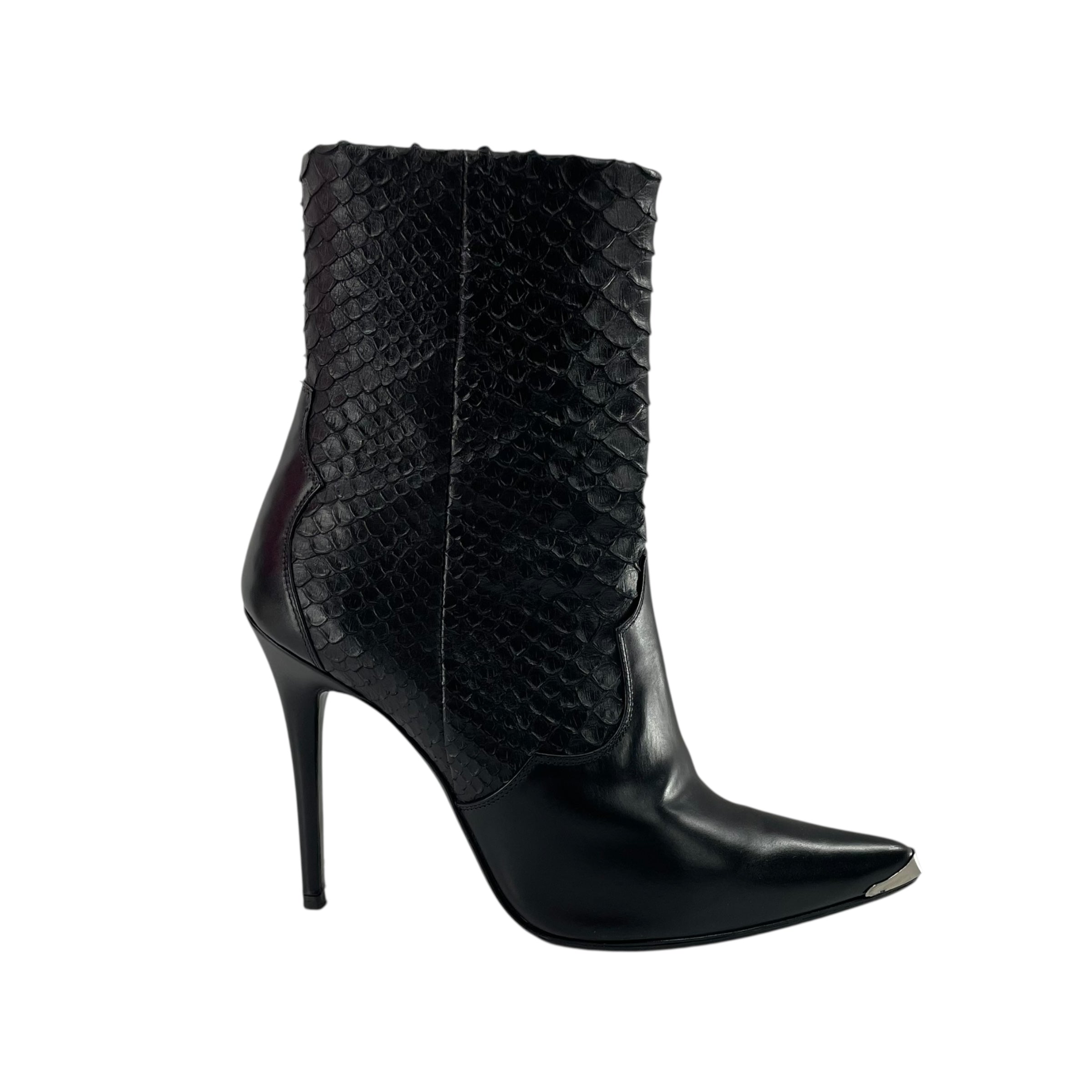 AMIRI/Heels/EU 38/Leather/BLK/SNAKESKIN view 3