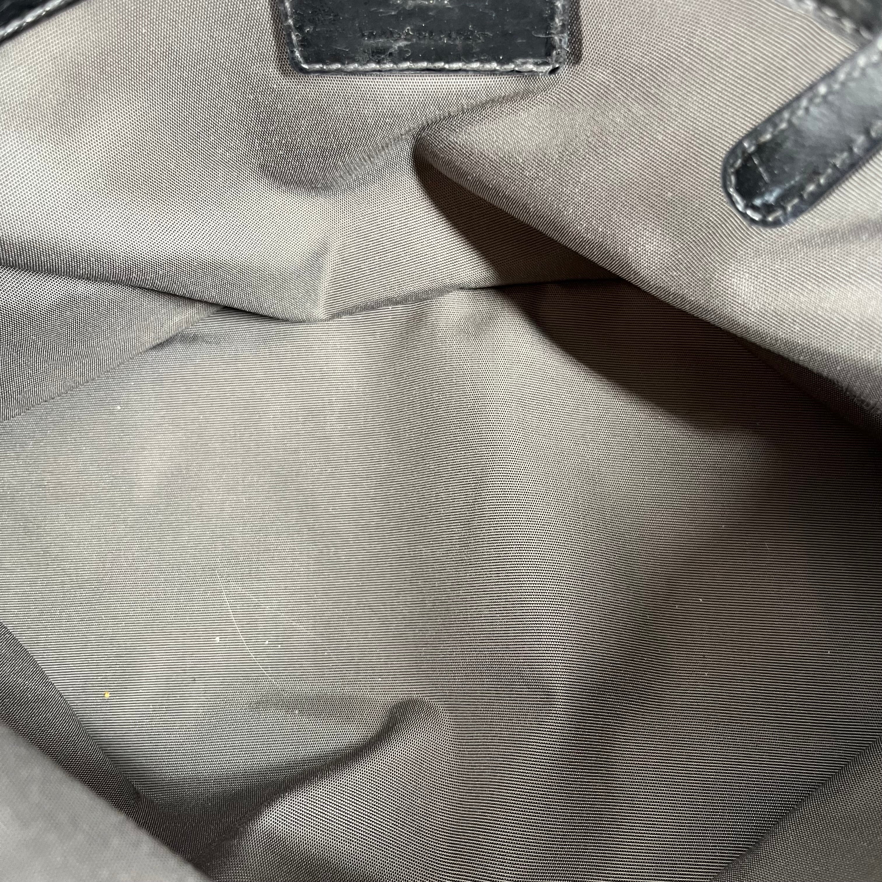 Christian Dior/Hand Bag/Leather/BLK/CANNAGE W/SILVER HARDWARE view 4
