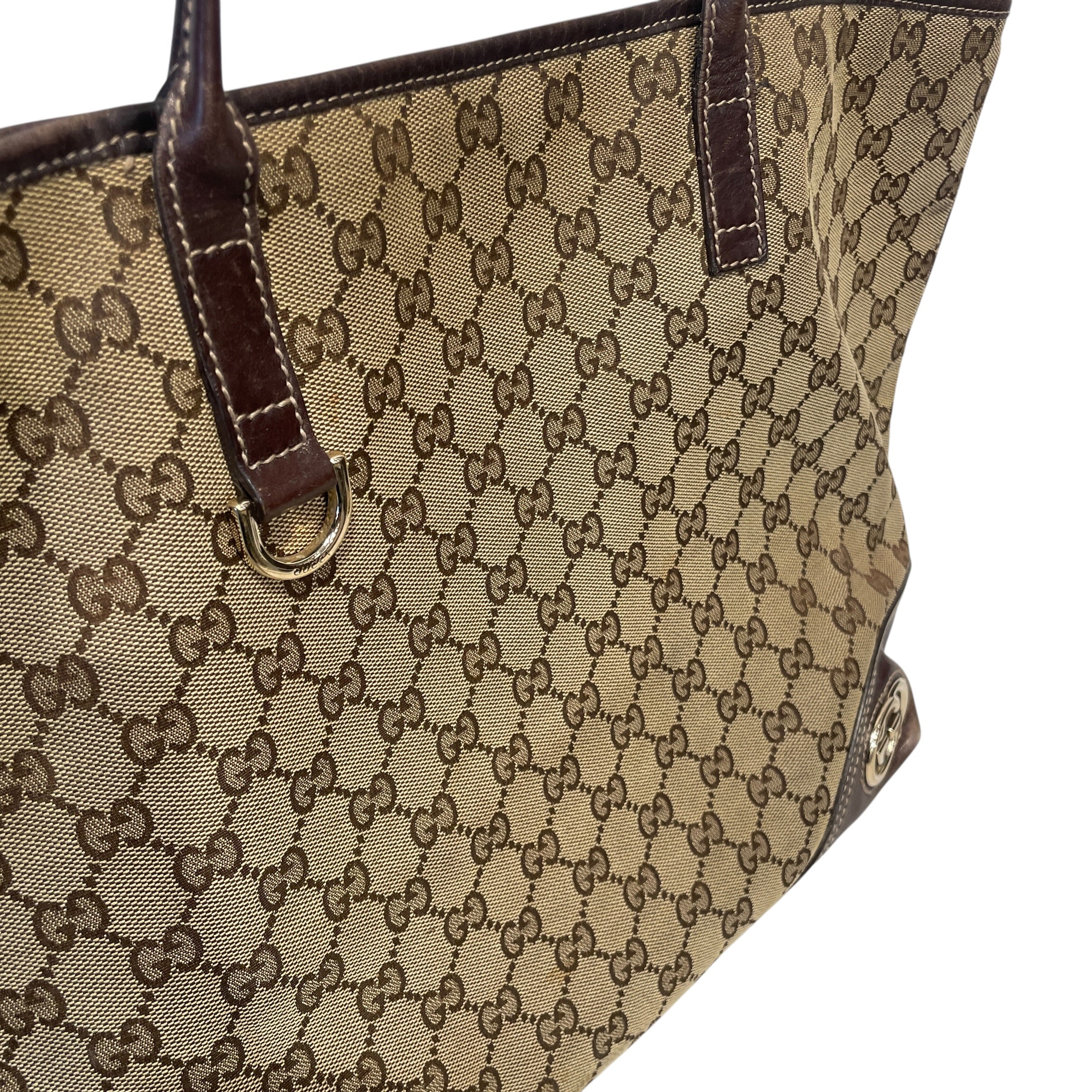 GUCCI/Bag/Monogram/Cotton/BRW/GG CANVAS BRITT view 6