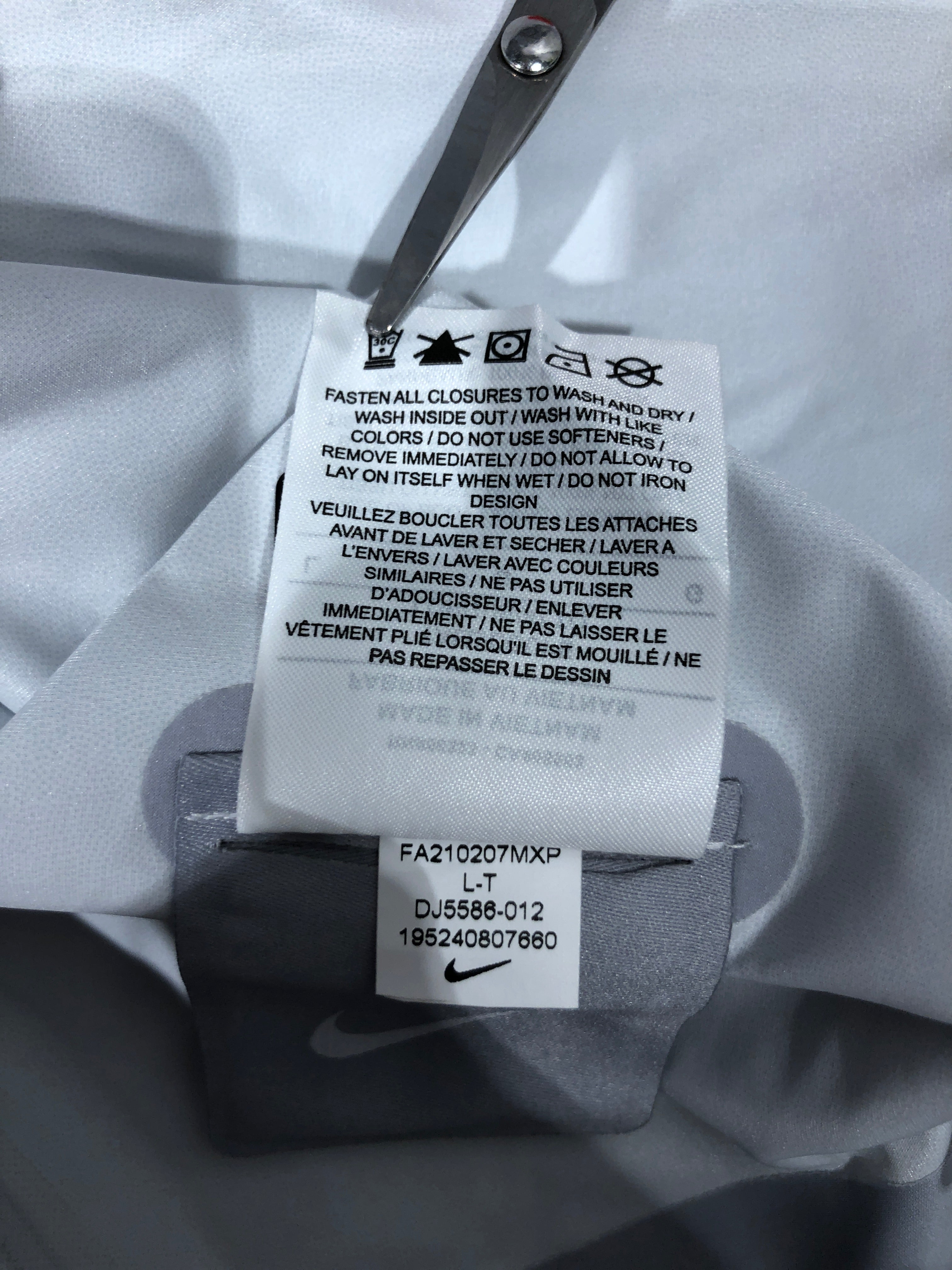 NOCTA/Windbreaker/L/SLV/LARGE TALL SILVER JACKET view 6