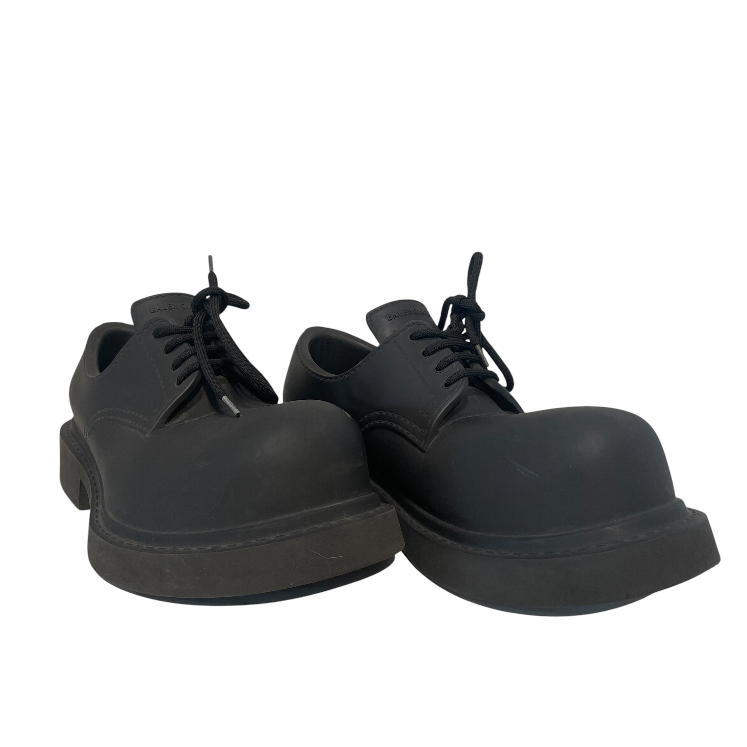 BALENCIAGA/Dress Shoes/EU 44/BLK/Steroid Low Derby Boots view 1