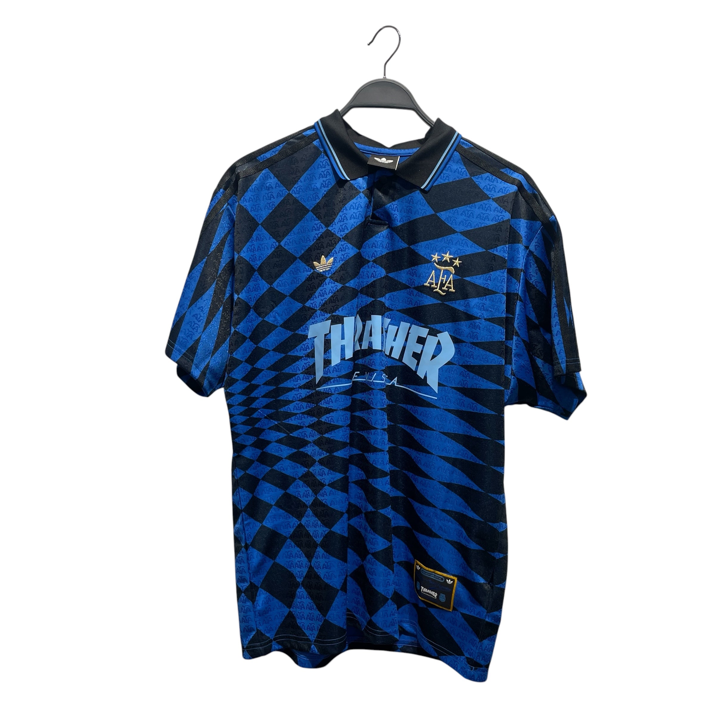 adidas/T-Shirt/L/Cotton/BLU/THRASHER ARGENTINA view 1
