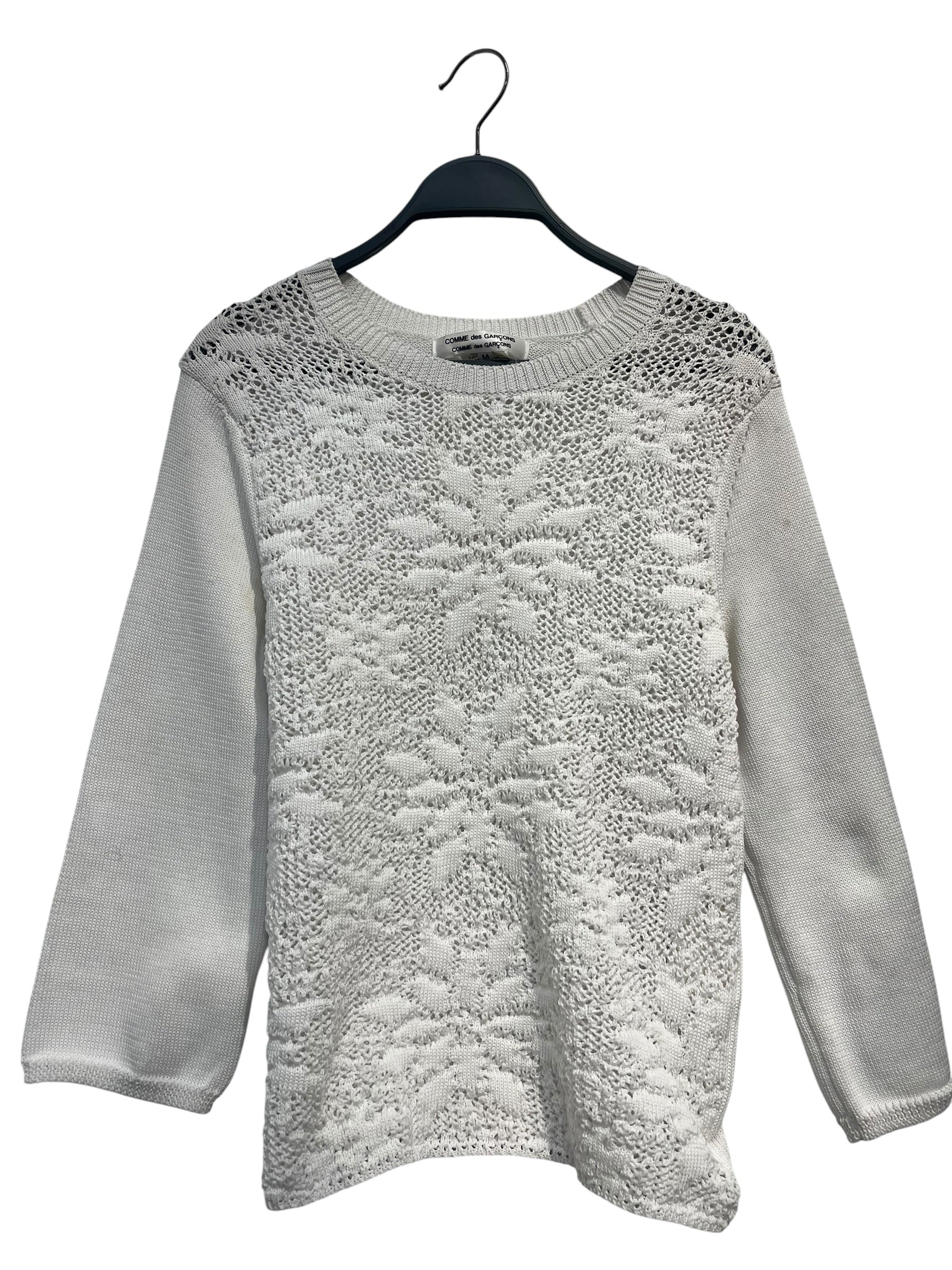 COMME des GARCONS COMME des GARCONS/Sweatshirt/M/Cotton/WHT/KNIT view 1