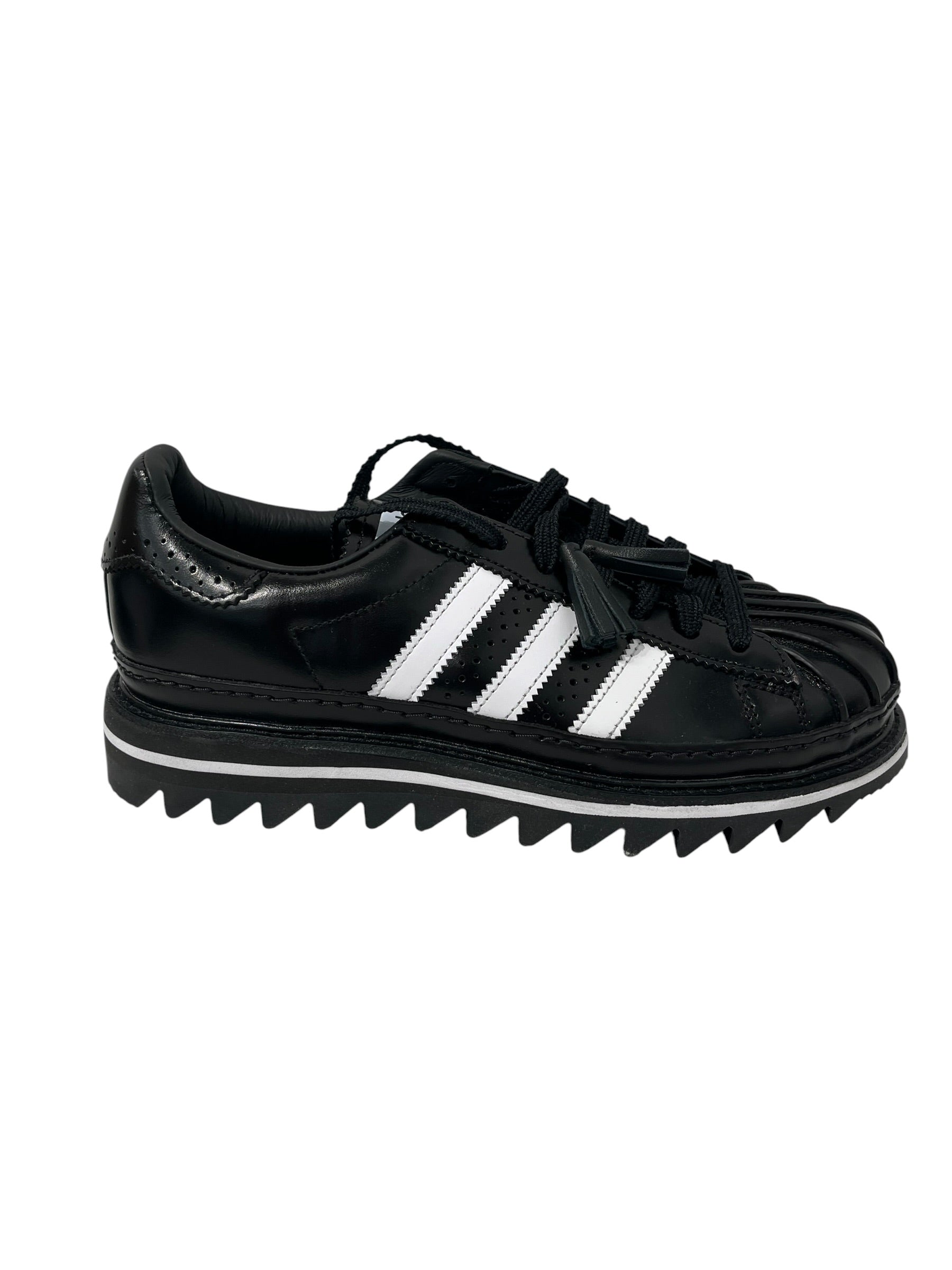 adidas/CLOT(CLOTAPPAREL)/Low-Sneakers/EU 40/Leather/BLK/LOAFER TASSEL SPIKE SOLE view 4