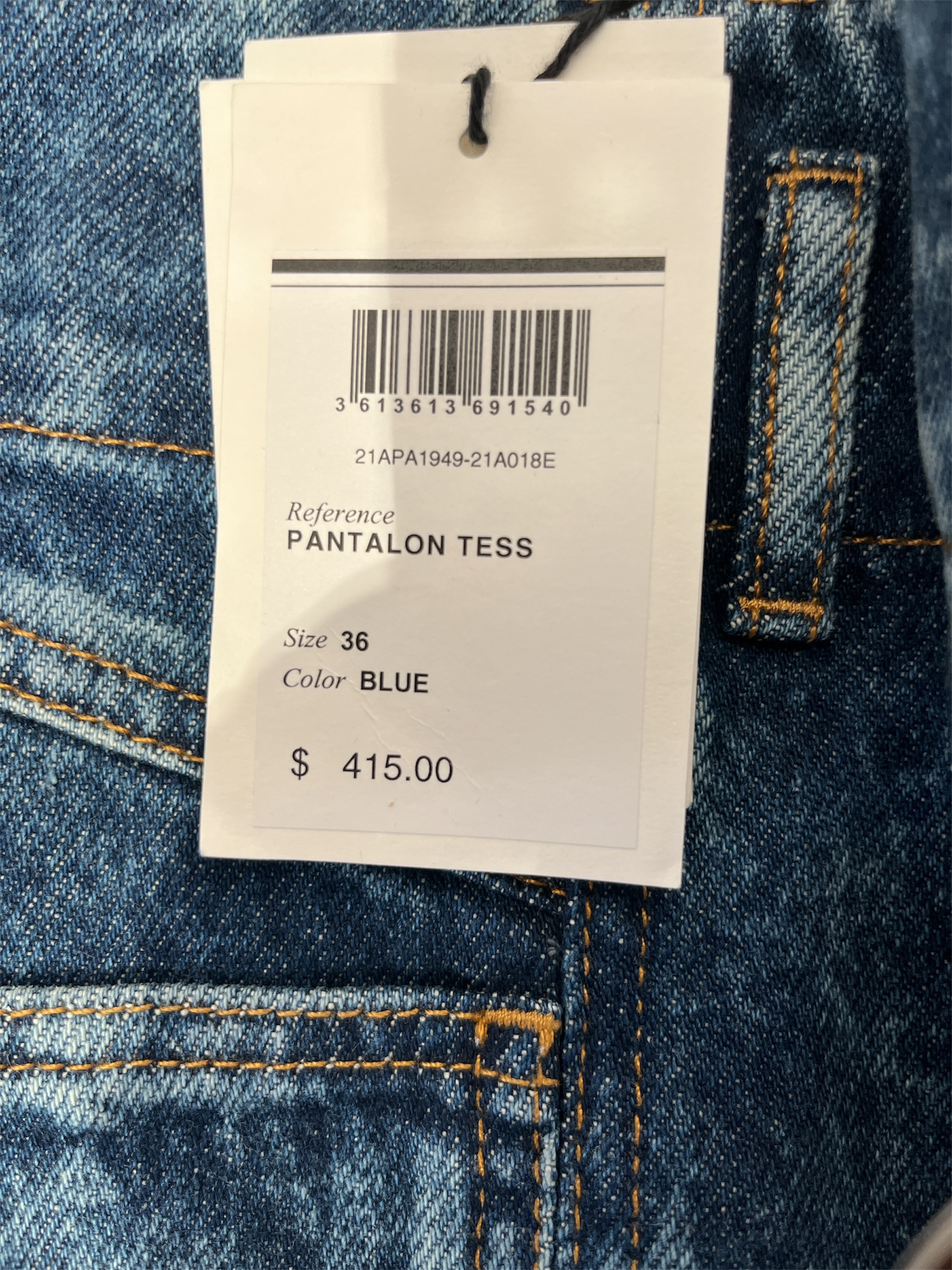 ISABEL MARANT/Wide Leg Pants/36/Denim/IDG/ view 4