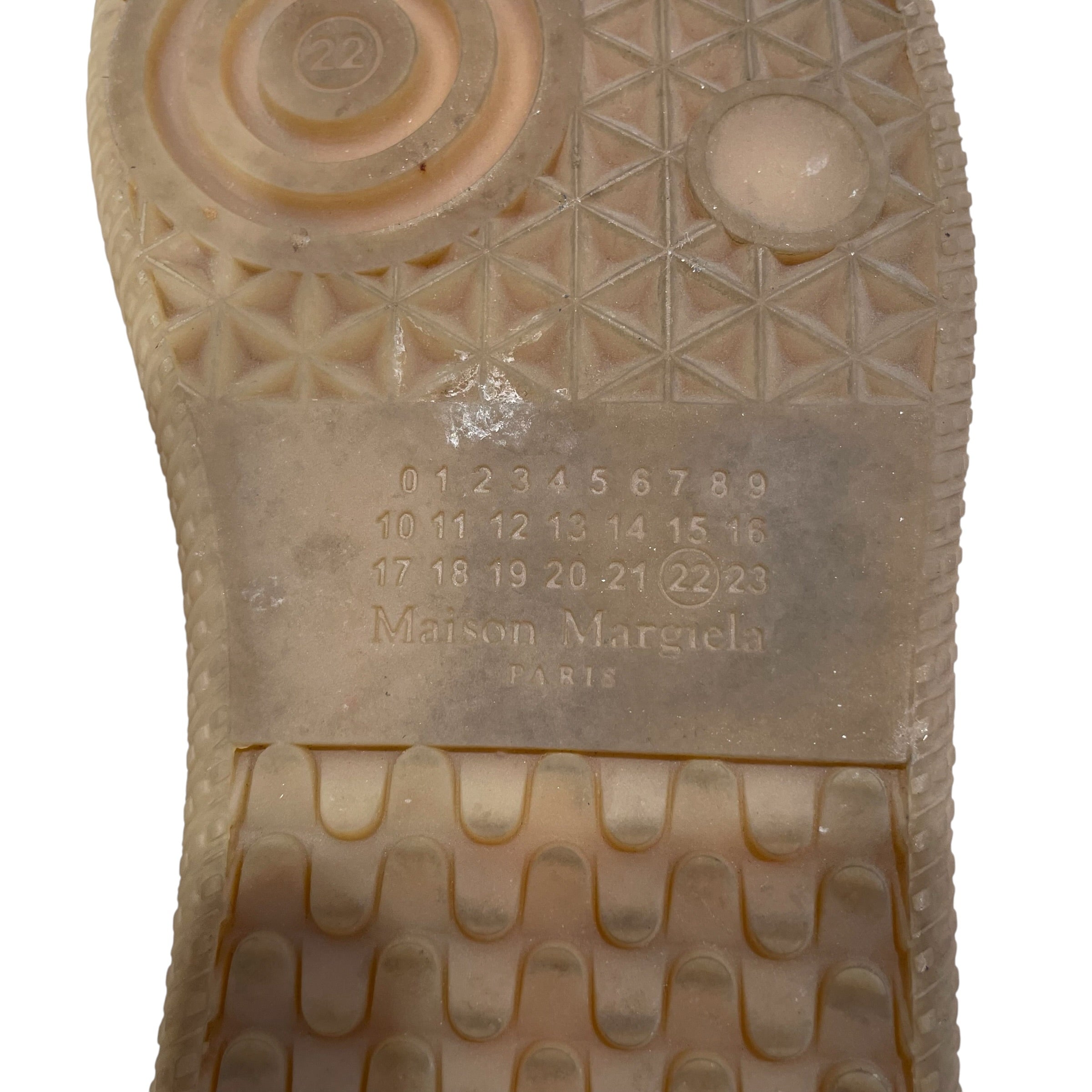 Maison Margiela/Low-Sneakers/EU 41/All Over Print/Leather/BLK/REPLICA CRACKED LEATHER view 7