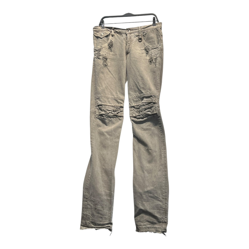 JULIUS/Skinny Pants/3/Denim/GRY/DISTRESSED ON KNEES