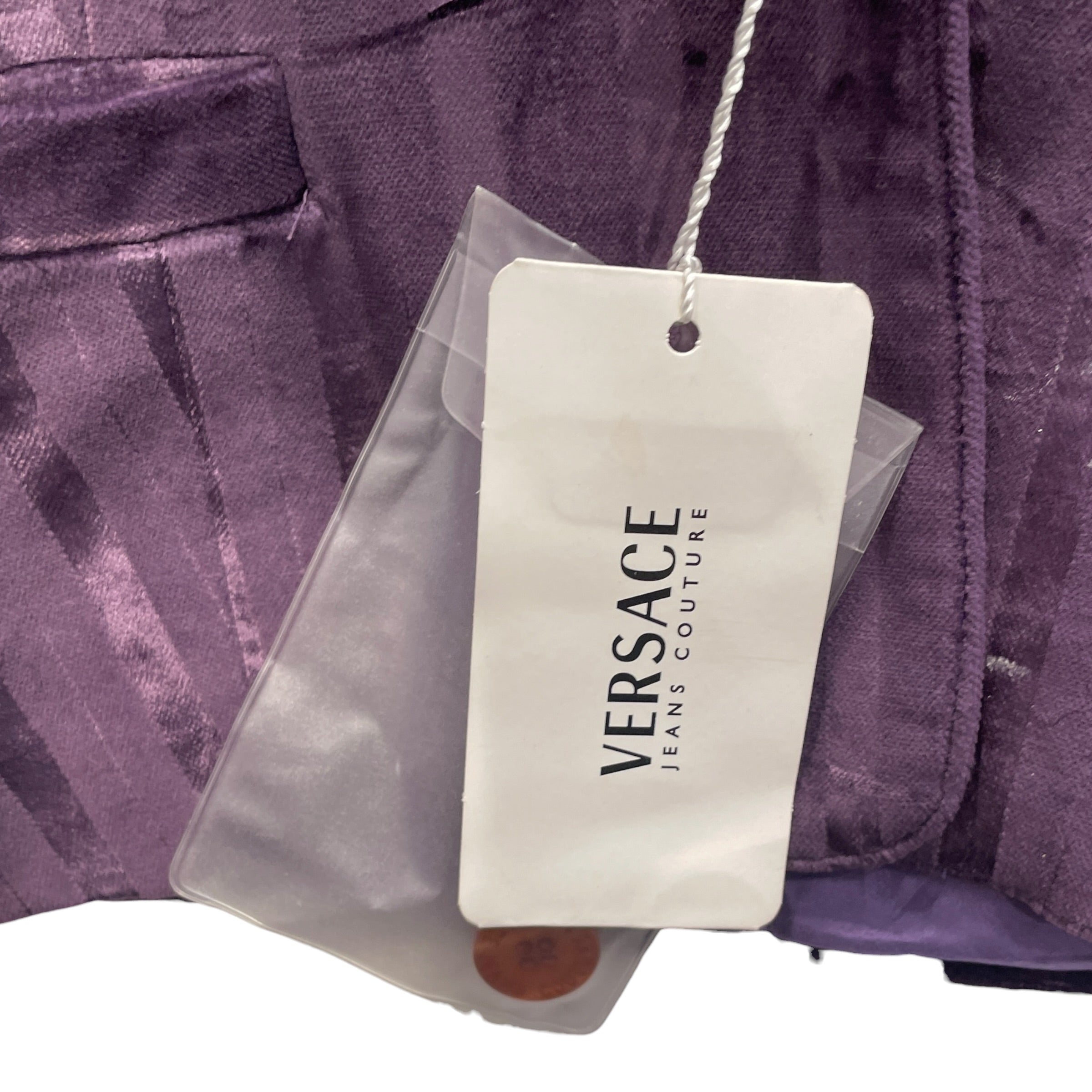 VERSACE/Tailored Jkt/42/Stripe/PPL/VERSACE JEANS COUTURE VELVET view 4