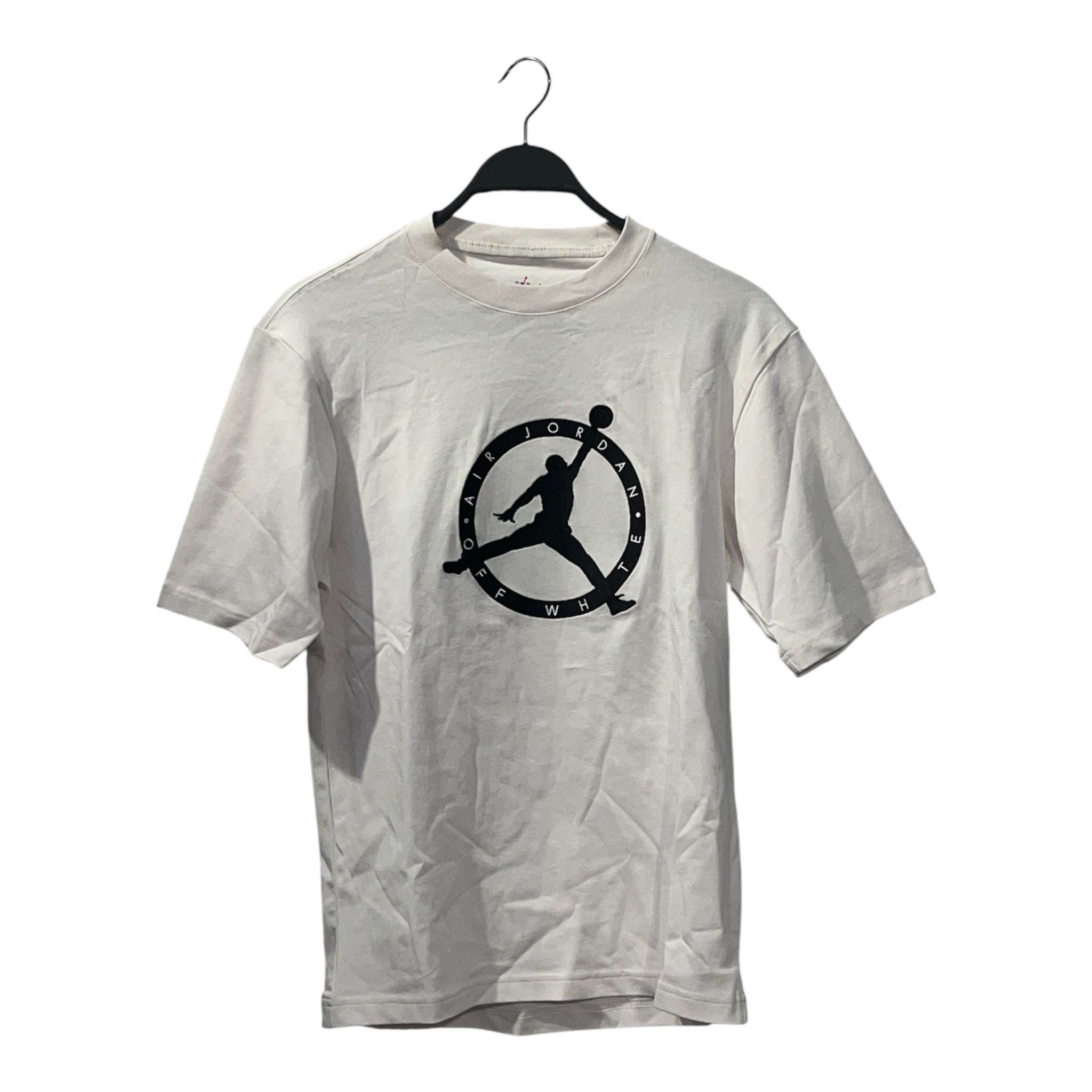 JORDAN BRAND/OFF-WHITE/T-Shirt/XS/Cotton/WHT/"AIRJORDAN/OFF-WHITE" view 1