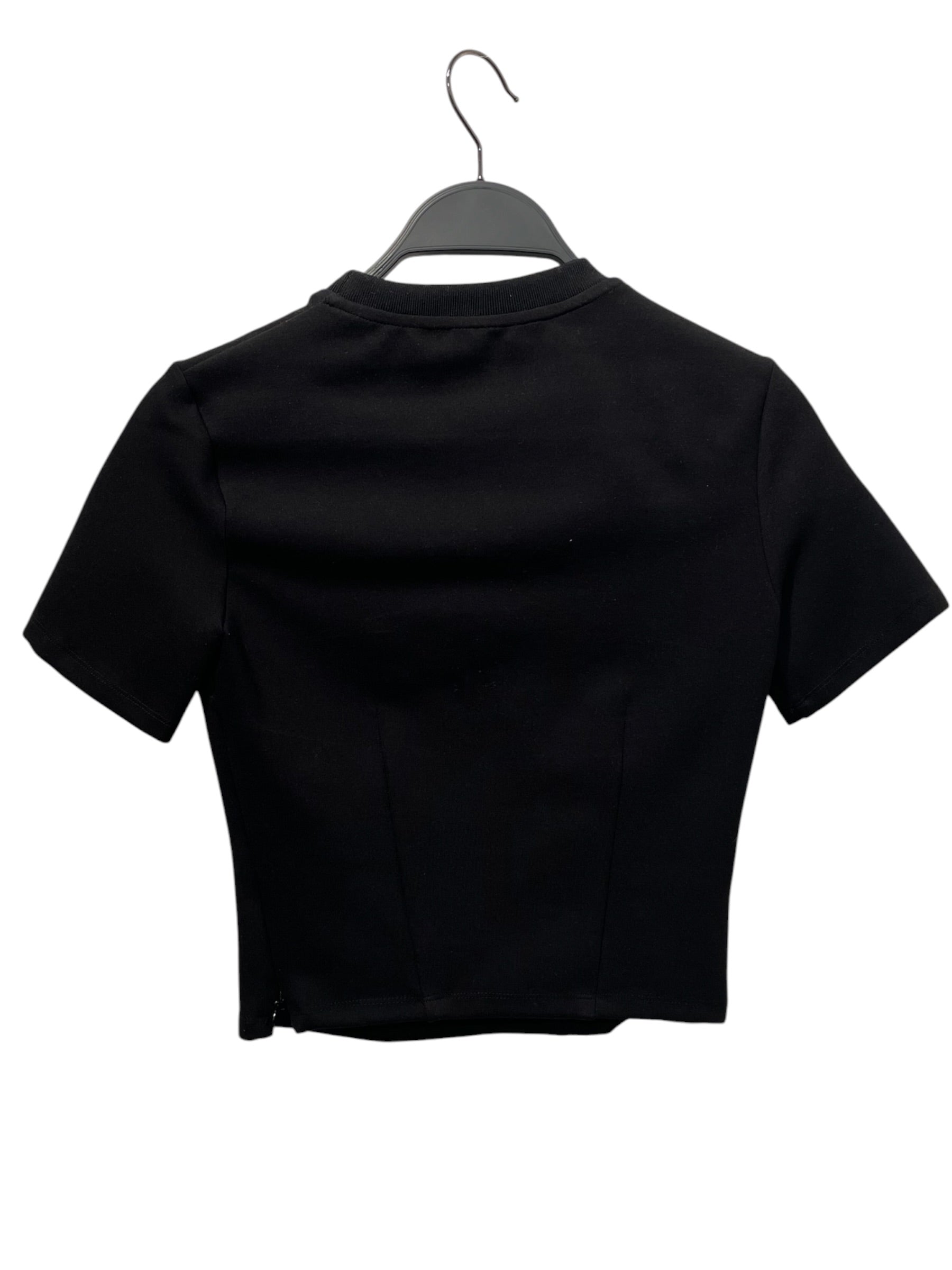 AREA/SS Cut & Sew/XS/BLK/ view 2