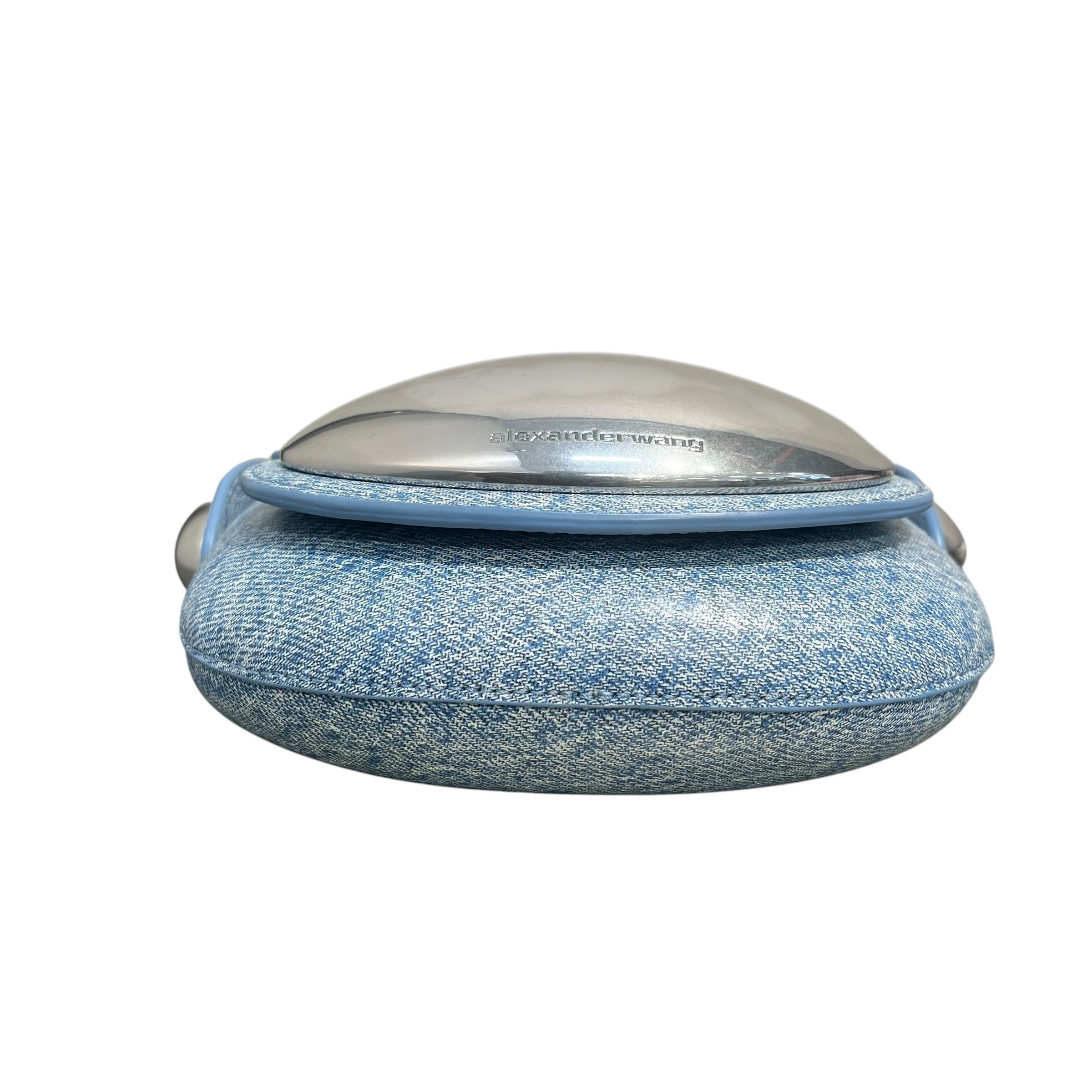 Alexander Wang/Hand Bag/Faux Leather/BLU/denim trompe loeil-DOME view 3