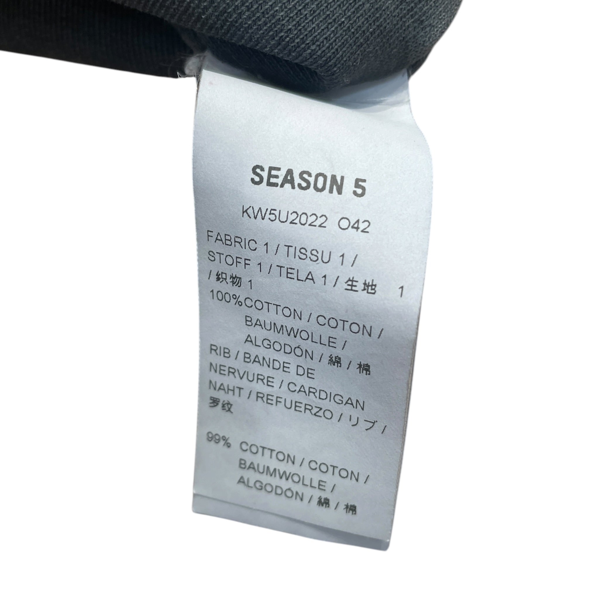 YEEZY/Hoodie/S/Graphic/Cotton/GRY/Oversize/ view 5