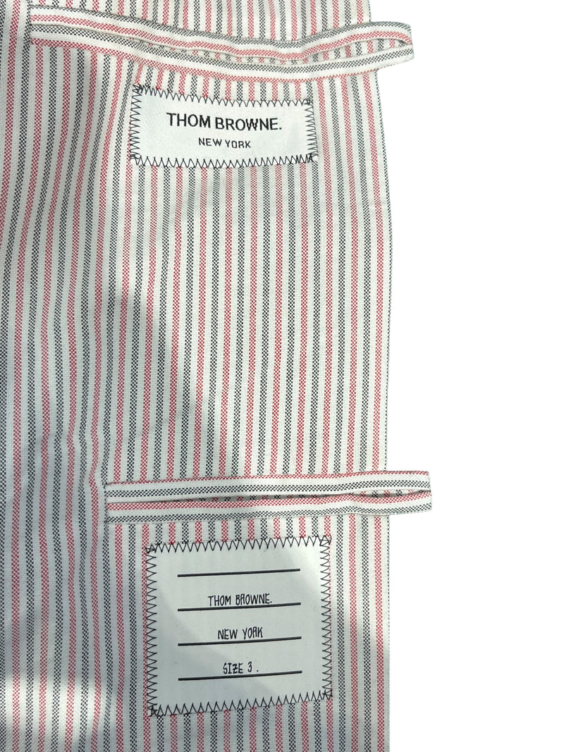 THOM BROWNE. NEW YORK ジャケット THOM BROWNE. NEW YORK/Jacket/3/Wool/NVY/COLORBLOCK VARSITY GLD