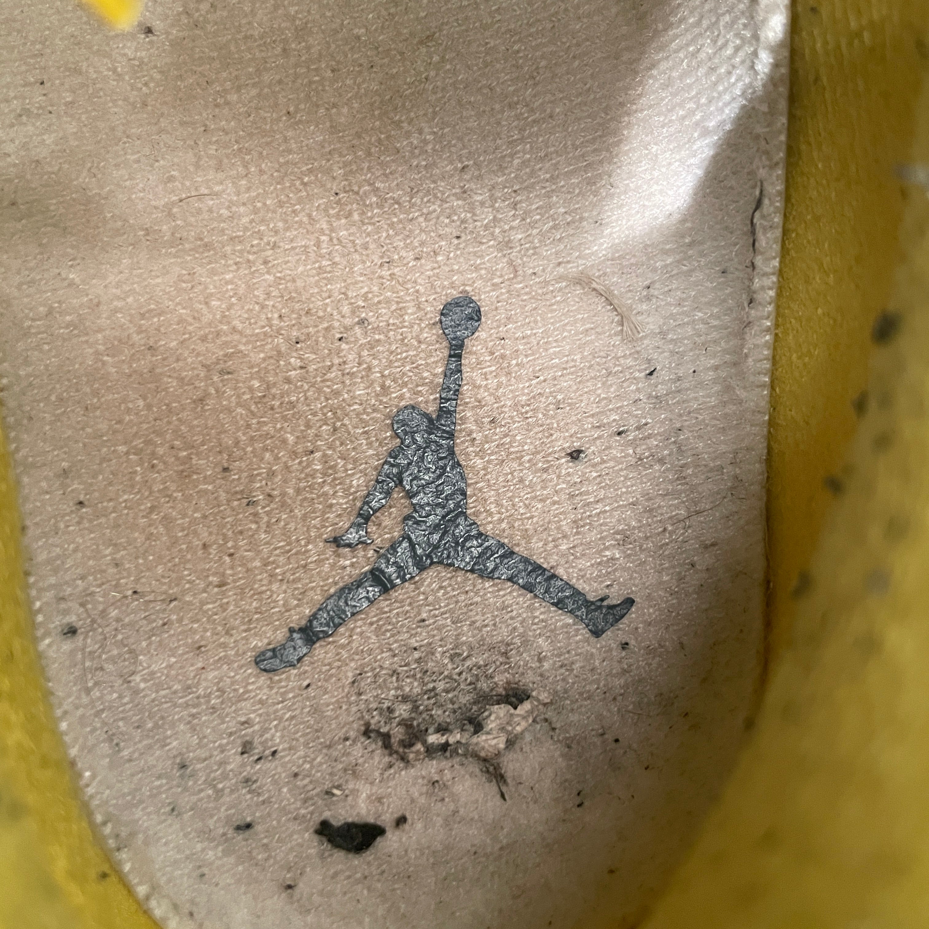 NIKE/AIR JORDAN 4 RETRO/Hi-Sneakers/US 11.5/Leather/YEL/CT8527-700 view 3