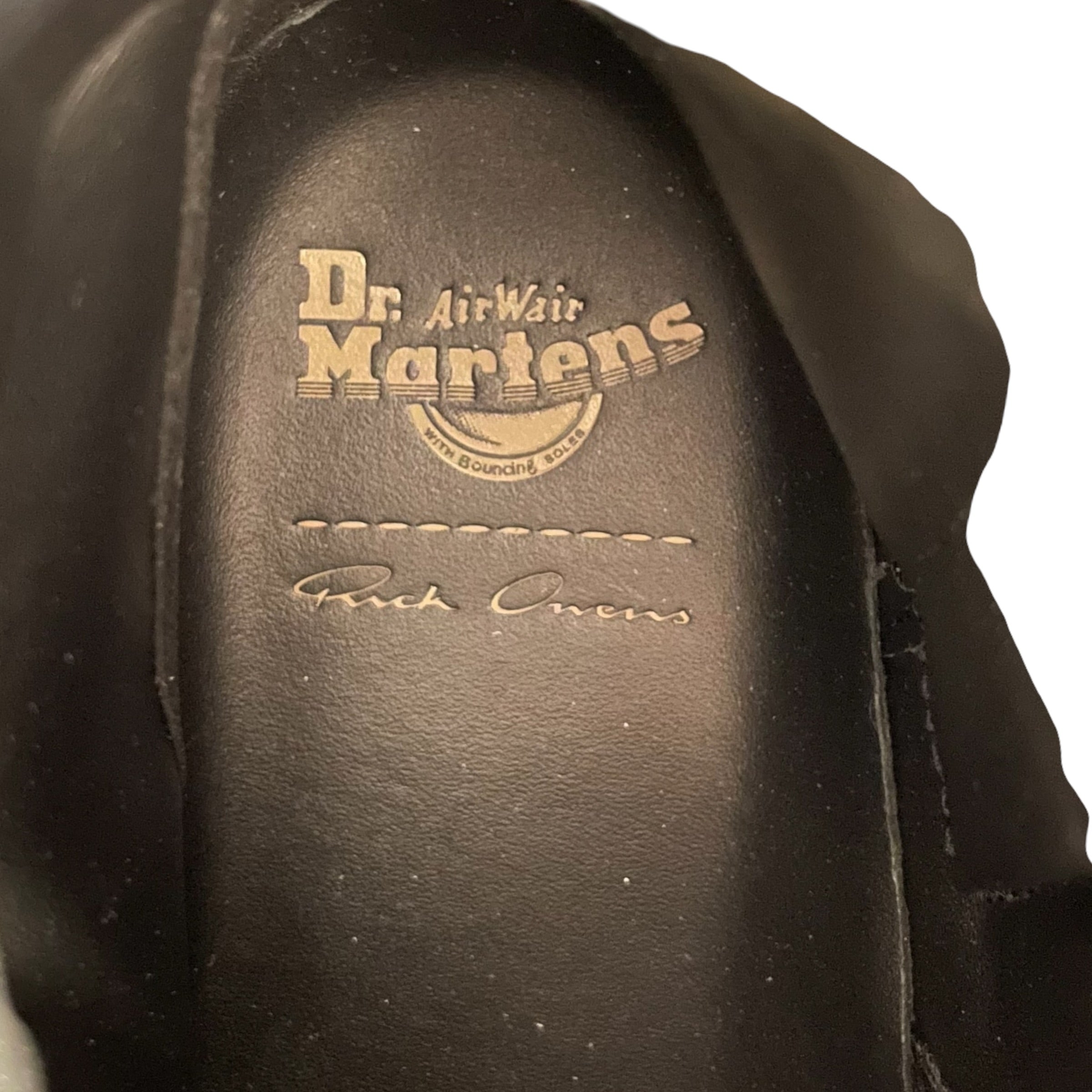 RICK OWENS DRKSHDW/Dr.Martens/Boots/US 12/Leather/BLK/1460 dmxl megalace view 5
