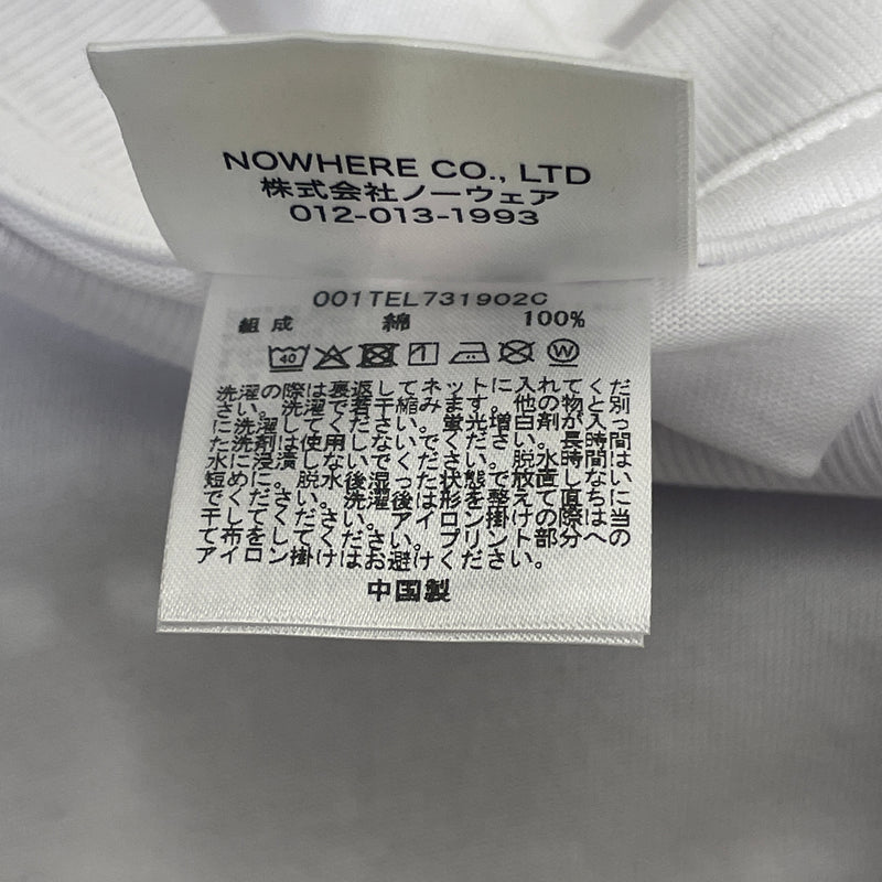 A BATHING APE/T-Shirt/XL/Cotton/WHT/Graphic/