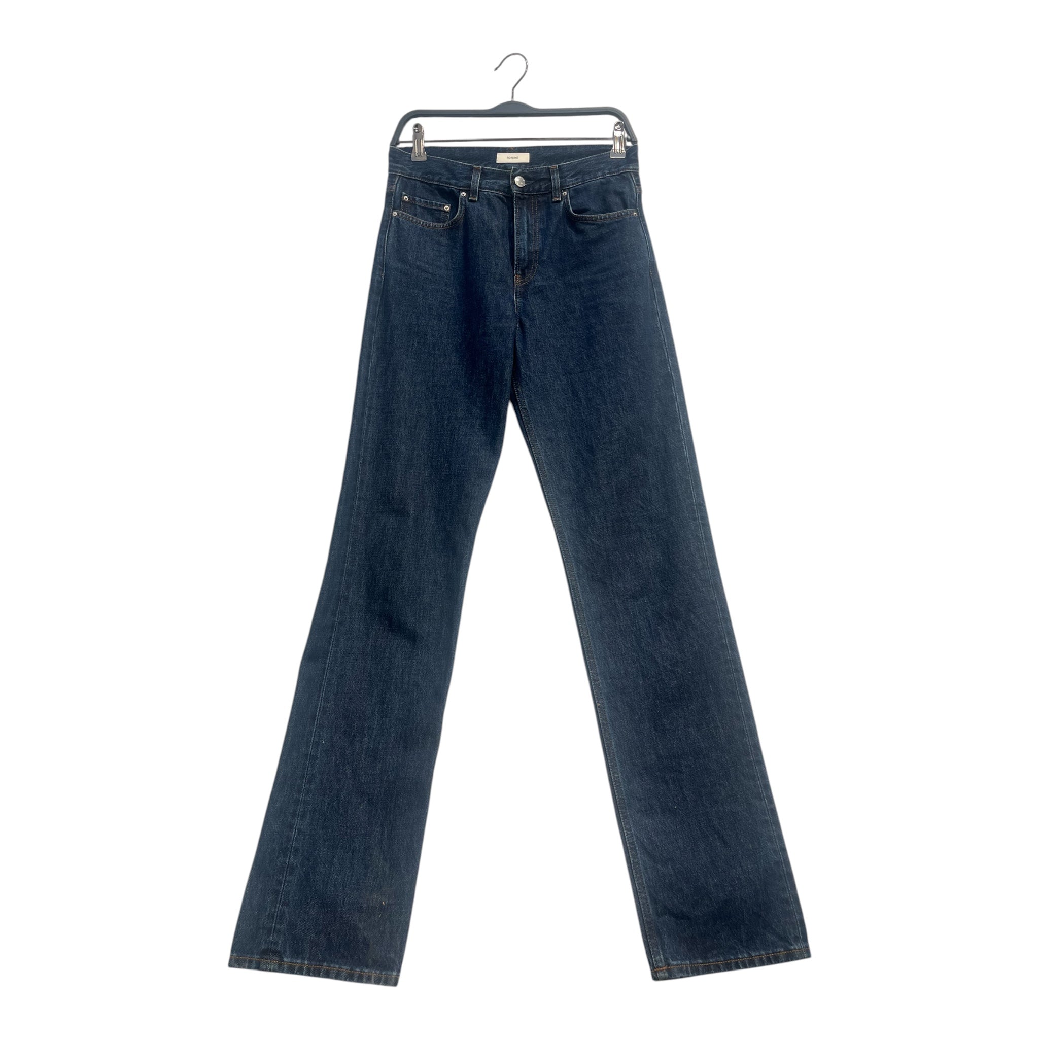 TOTEME/Straight Pants/25/Cotton/BLU/DARK BLUE STRAIGHT PANTS view 1