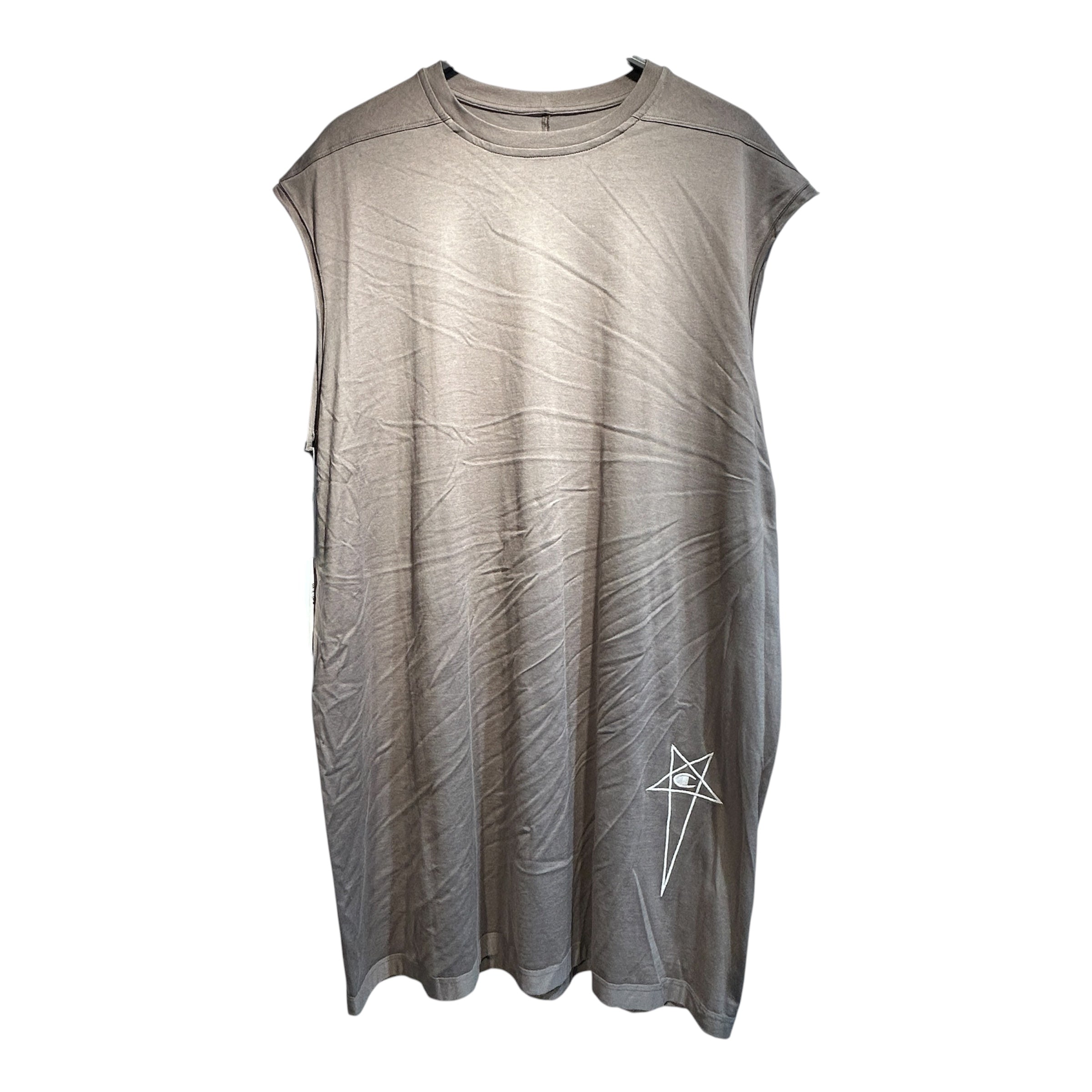 Rick Owens/Champion/Tank Top/XL/Cotton/BRW/oversized tarp tank nwt view 1