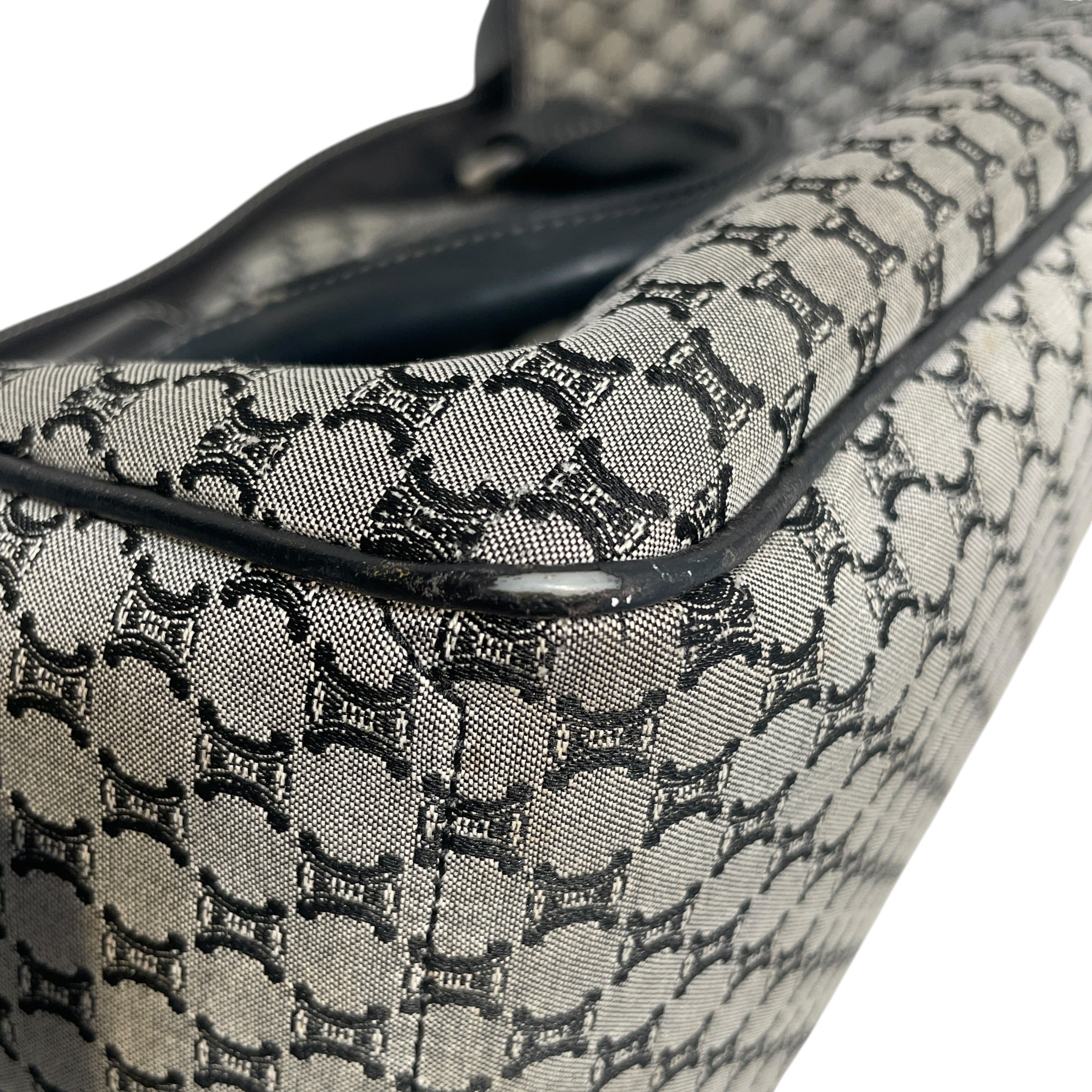 CELINE/Hand Bag/Monogram/Leather/GRY/Boogie Macadam Monogram Bag view 7
