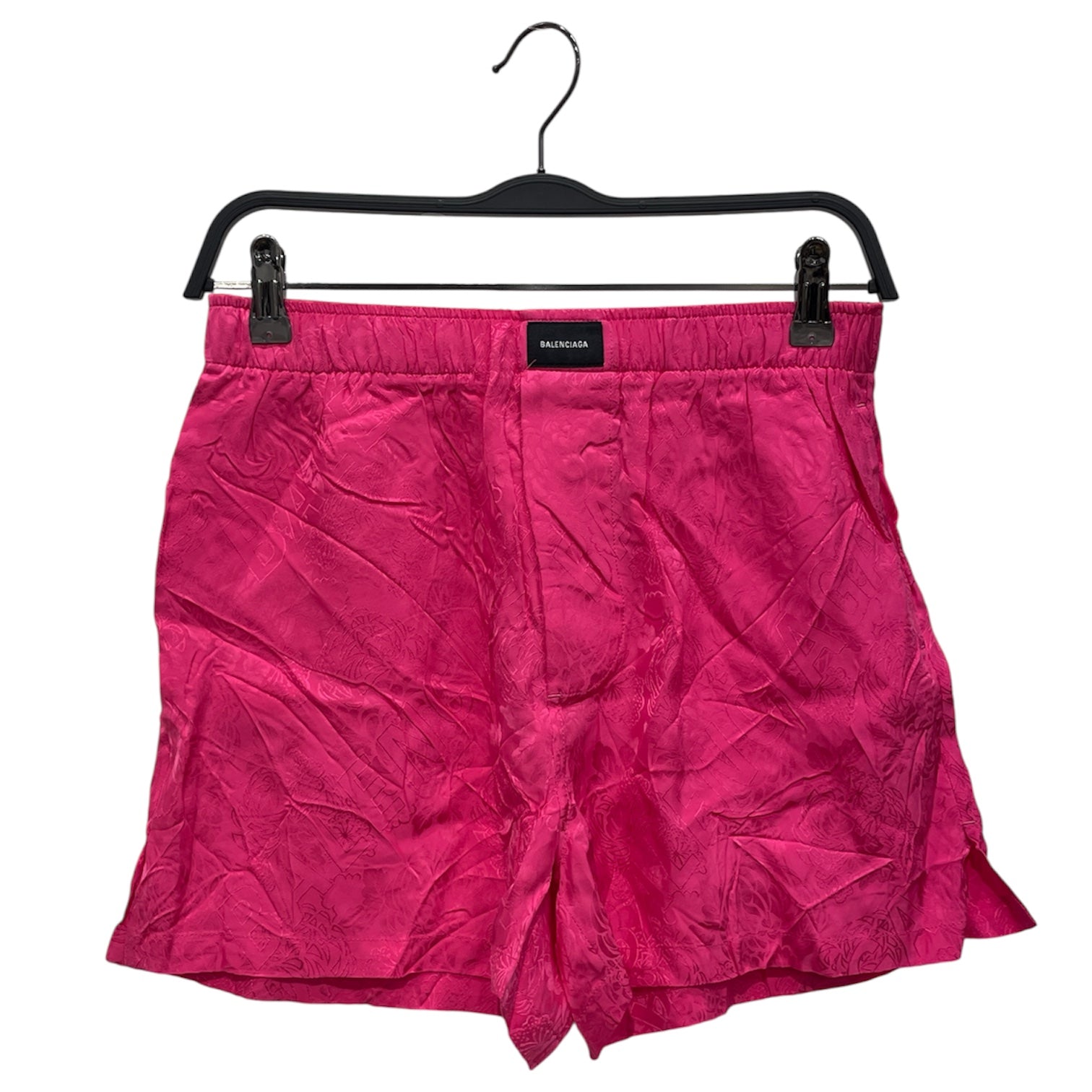 BALENCIAGA/Shorts/34/Polyester/PNK/BALENCI HOMEWEAR GRAPHIC SHORT view 1