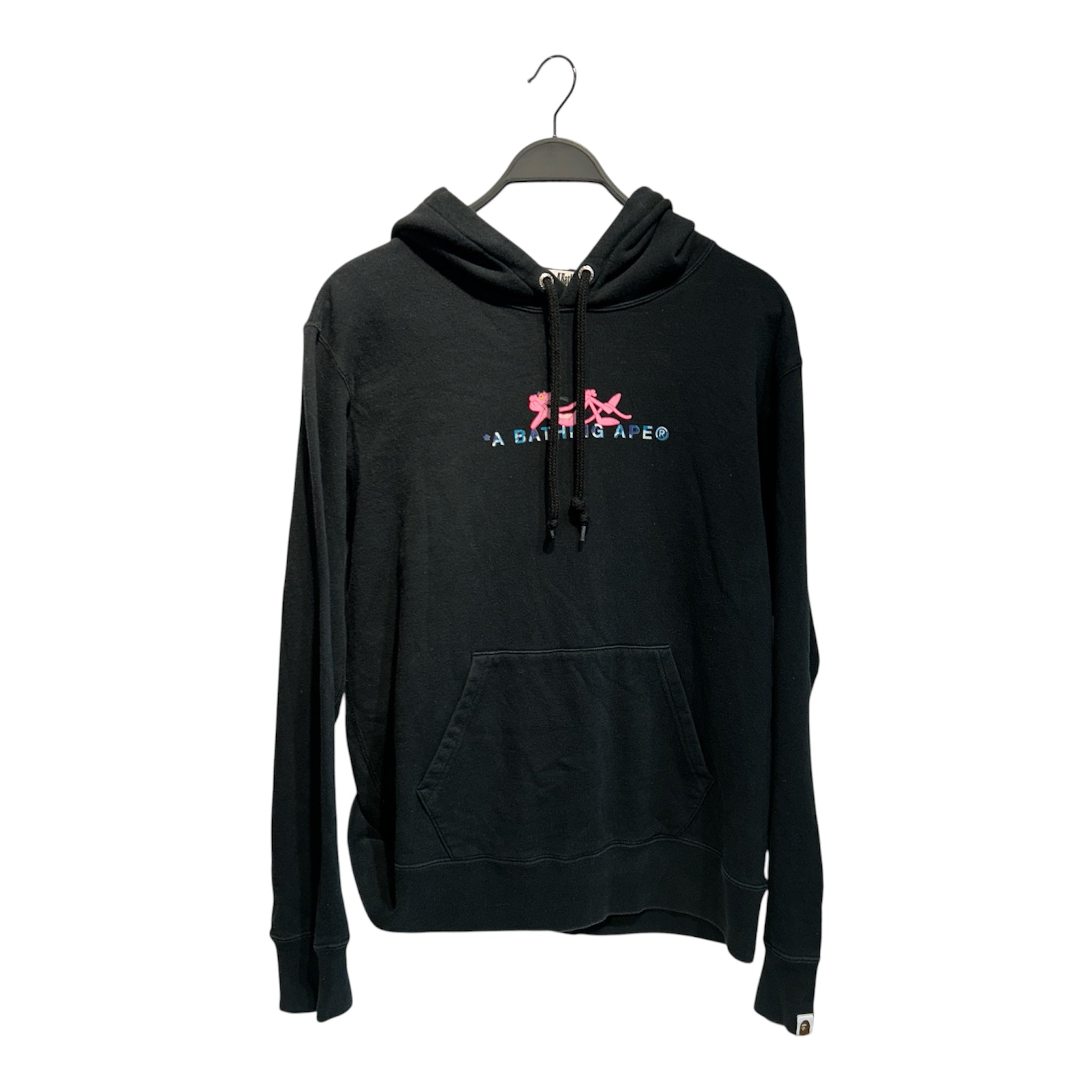 A BATHING APE/Hoodie/XL/Cotton/BLK/PINK PANTHER view 1