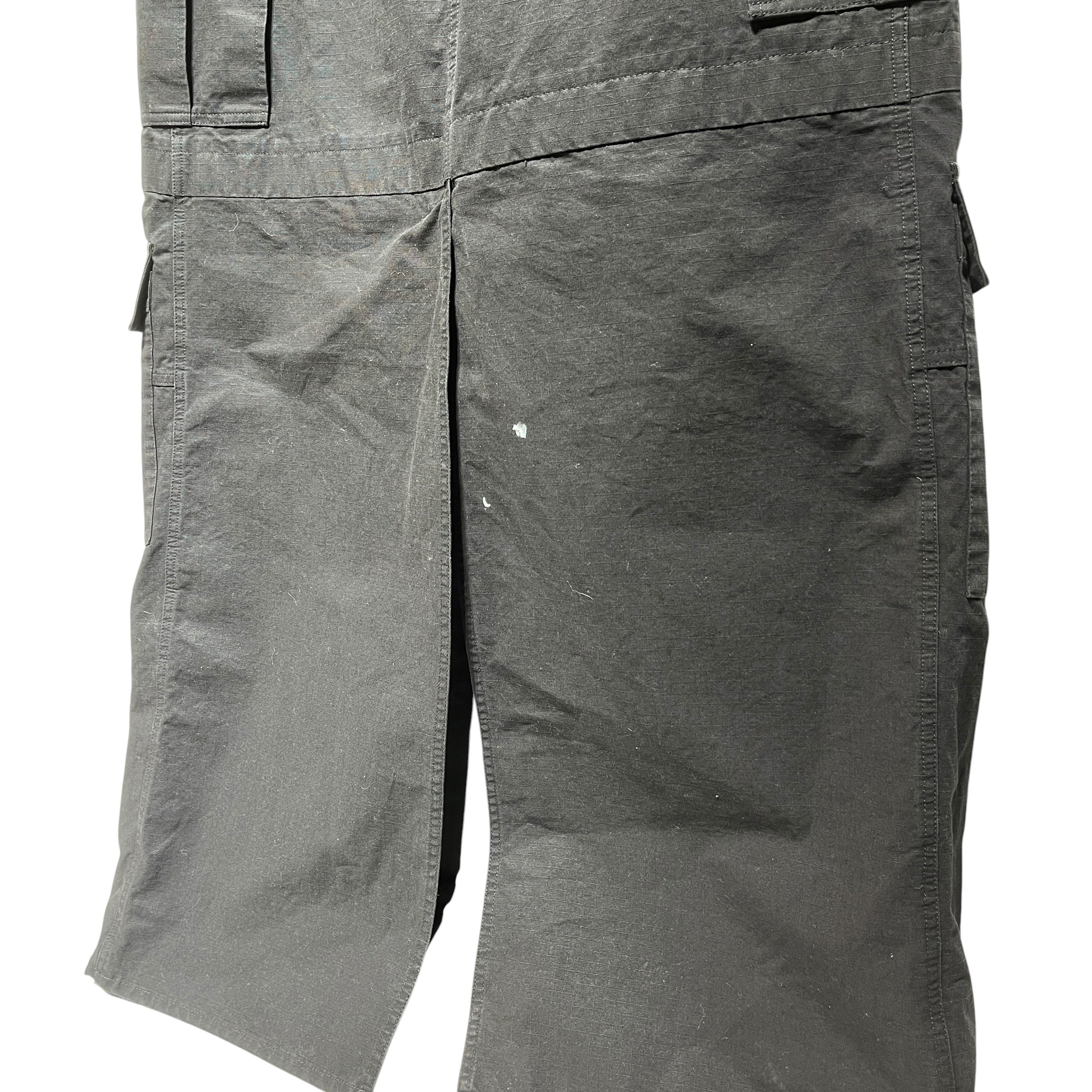 BALENCIAGA/Straight Pants/M/Cotton/BLK/2023 Apron Cargo Pants view 3