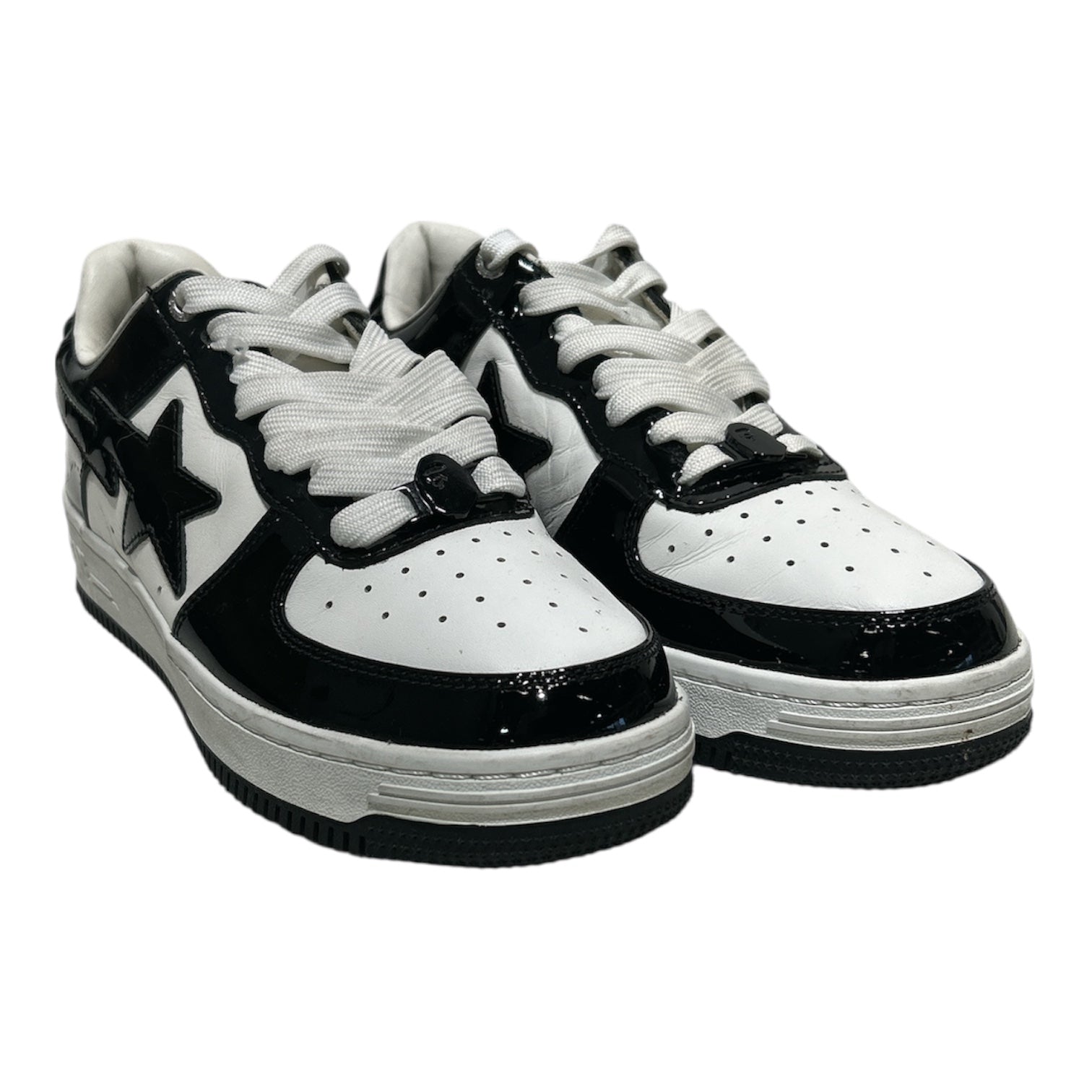 A BATHING APE/Low-Sneakers/US 7/WHT/ view 1