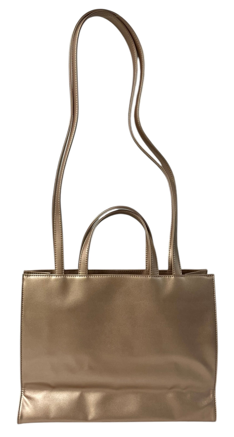 Telfar/Cross Body Bag/M/Cotton/BRW/MEDUIM BRONZE LOOK